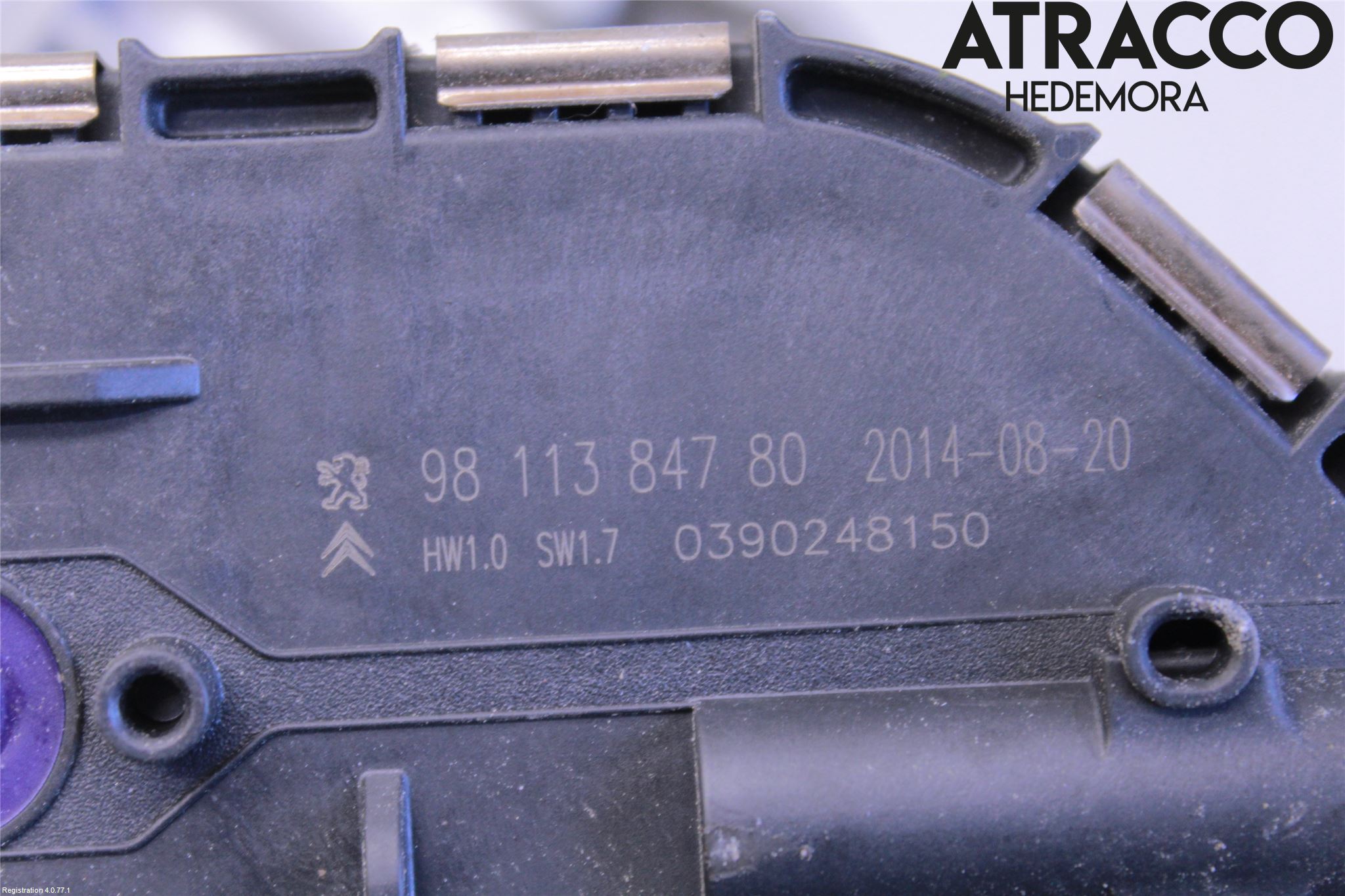 Citroen C4 GRAND PICASSO 14-18 Torkarmotor Vindruta