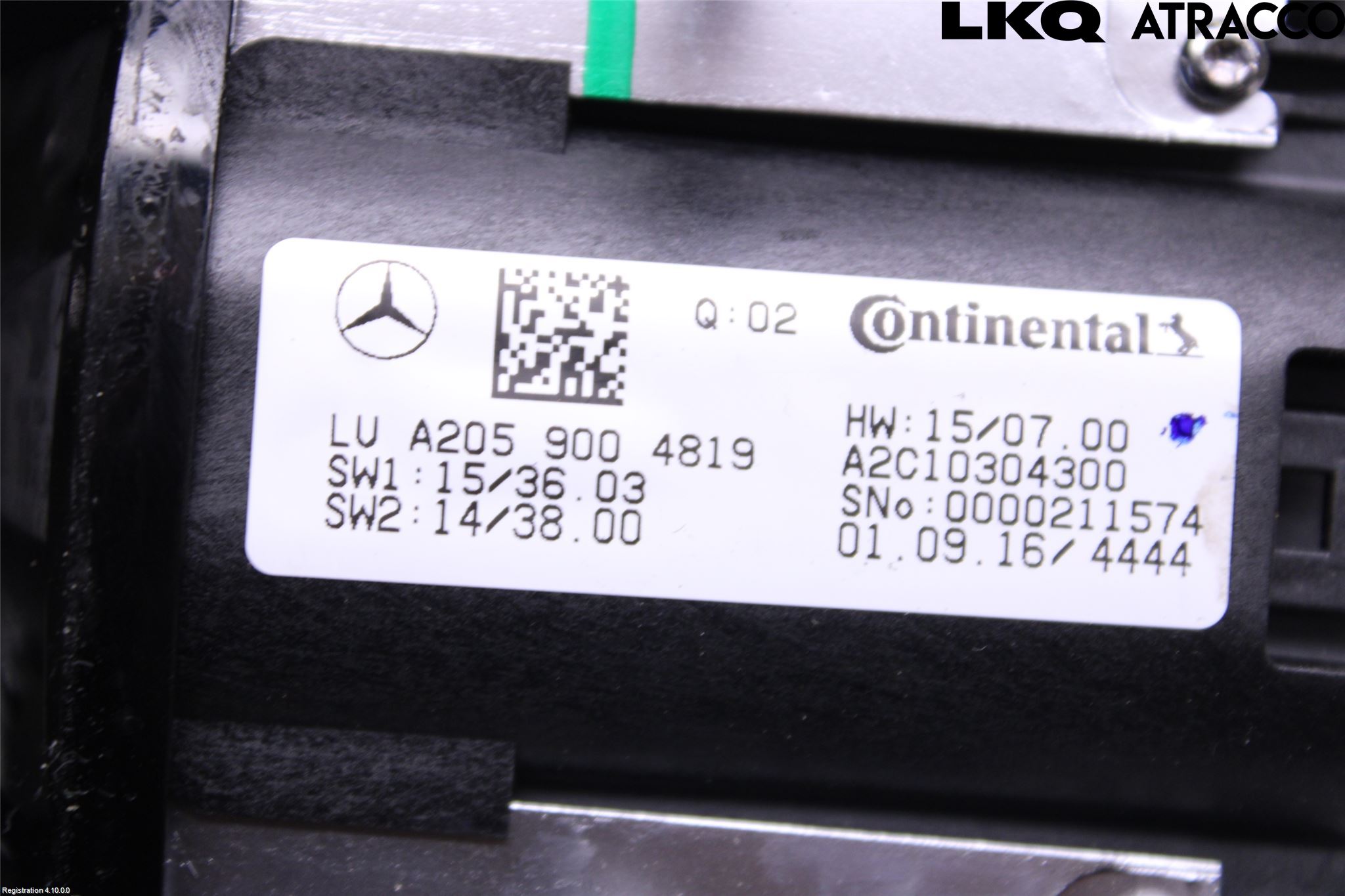 Mercedes-Benz MB C-KLASS (W205) 14-21 Strömställare Multifunktion