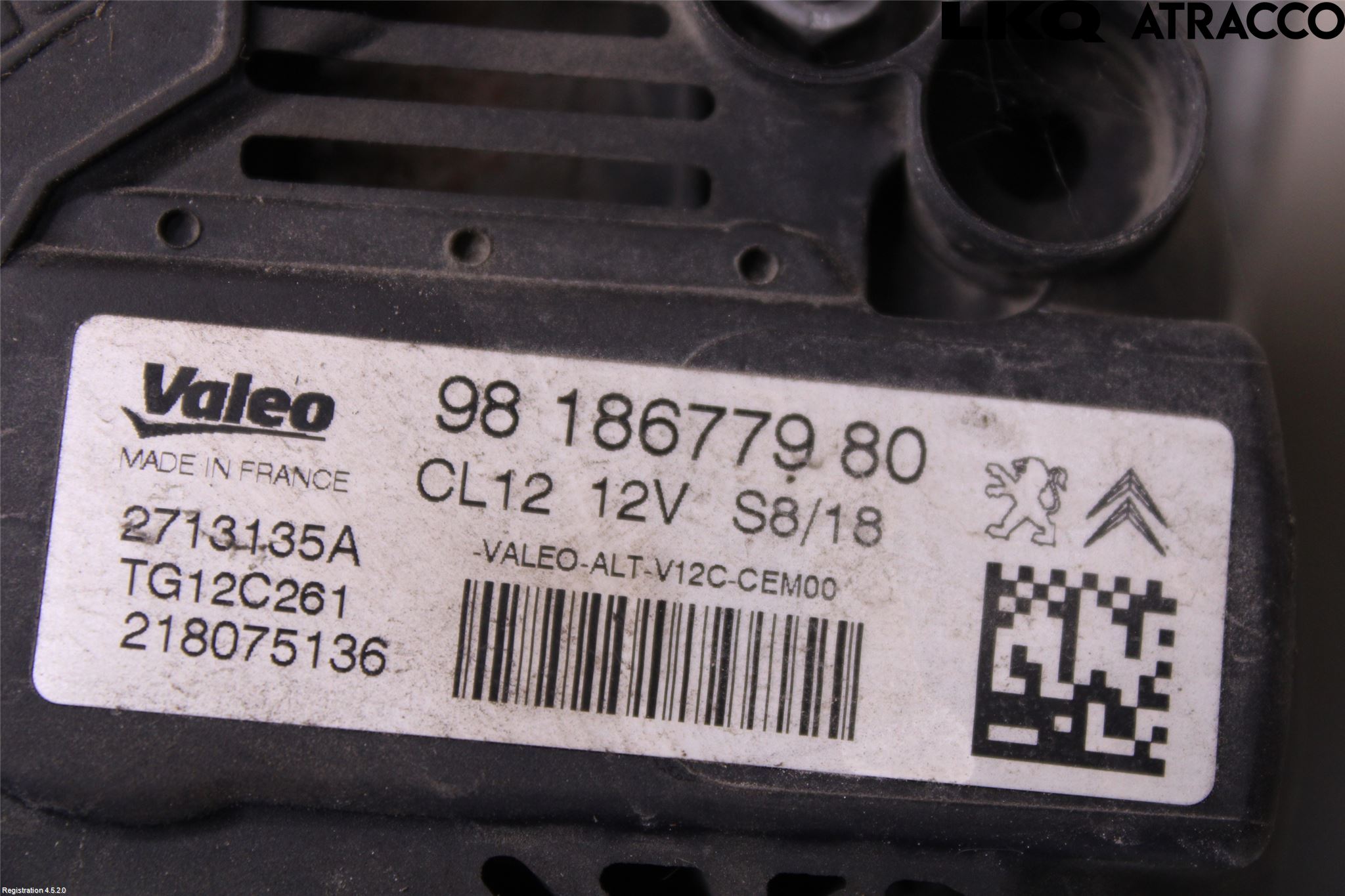 Citroen C4 CACTUS 14-20 Generator