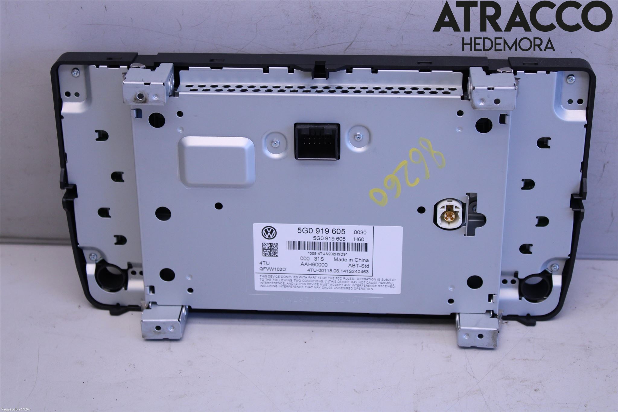 Volkswagen VW GOLF / E-GOLF VII 13-20 Cd Radio - Multimediapanel