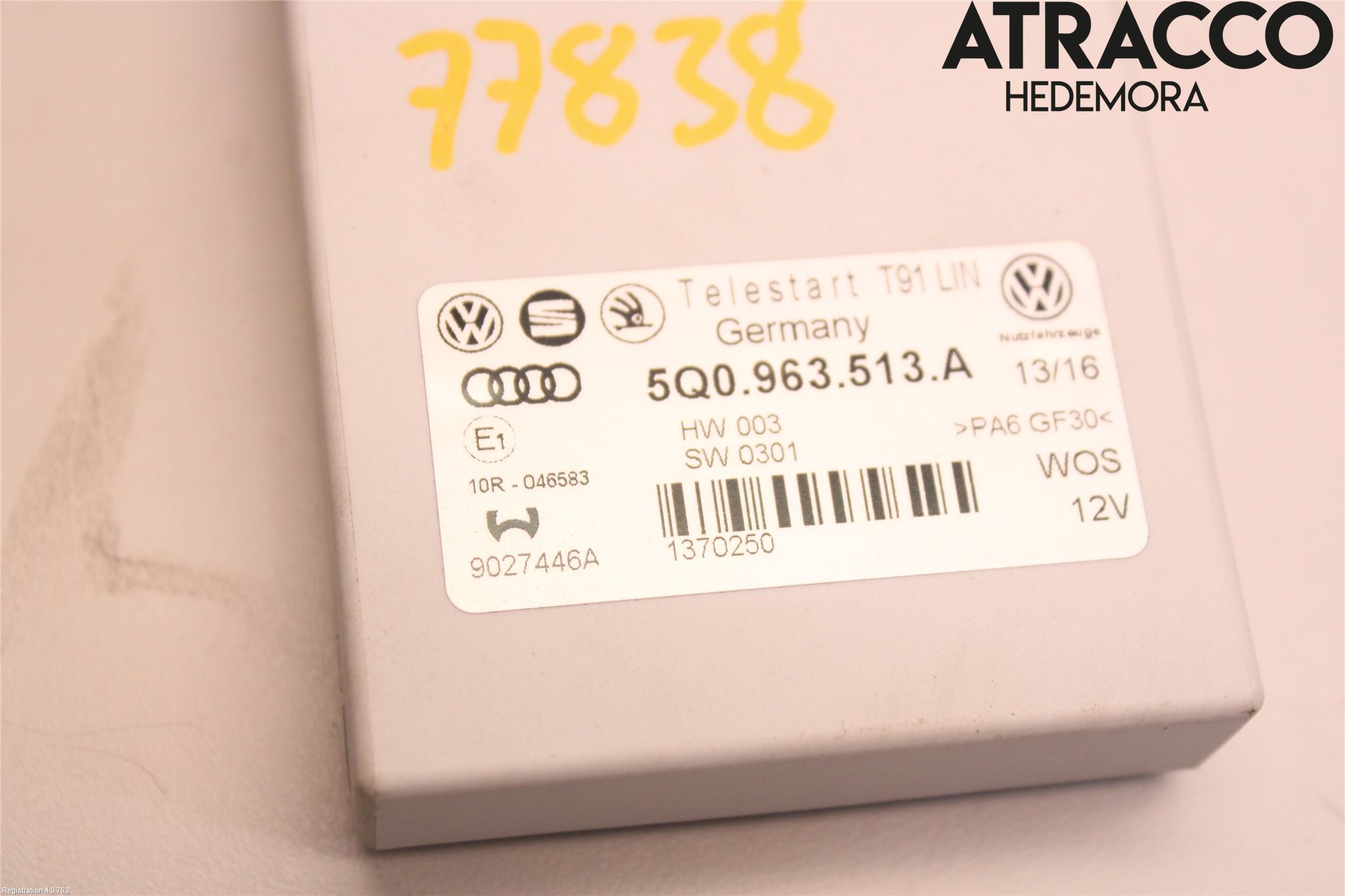 Volkswagen VW PASSAT 15-19 Styrenhet Övrigt