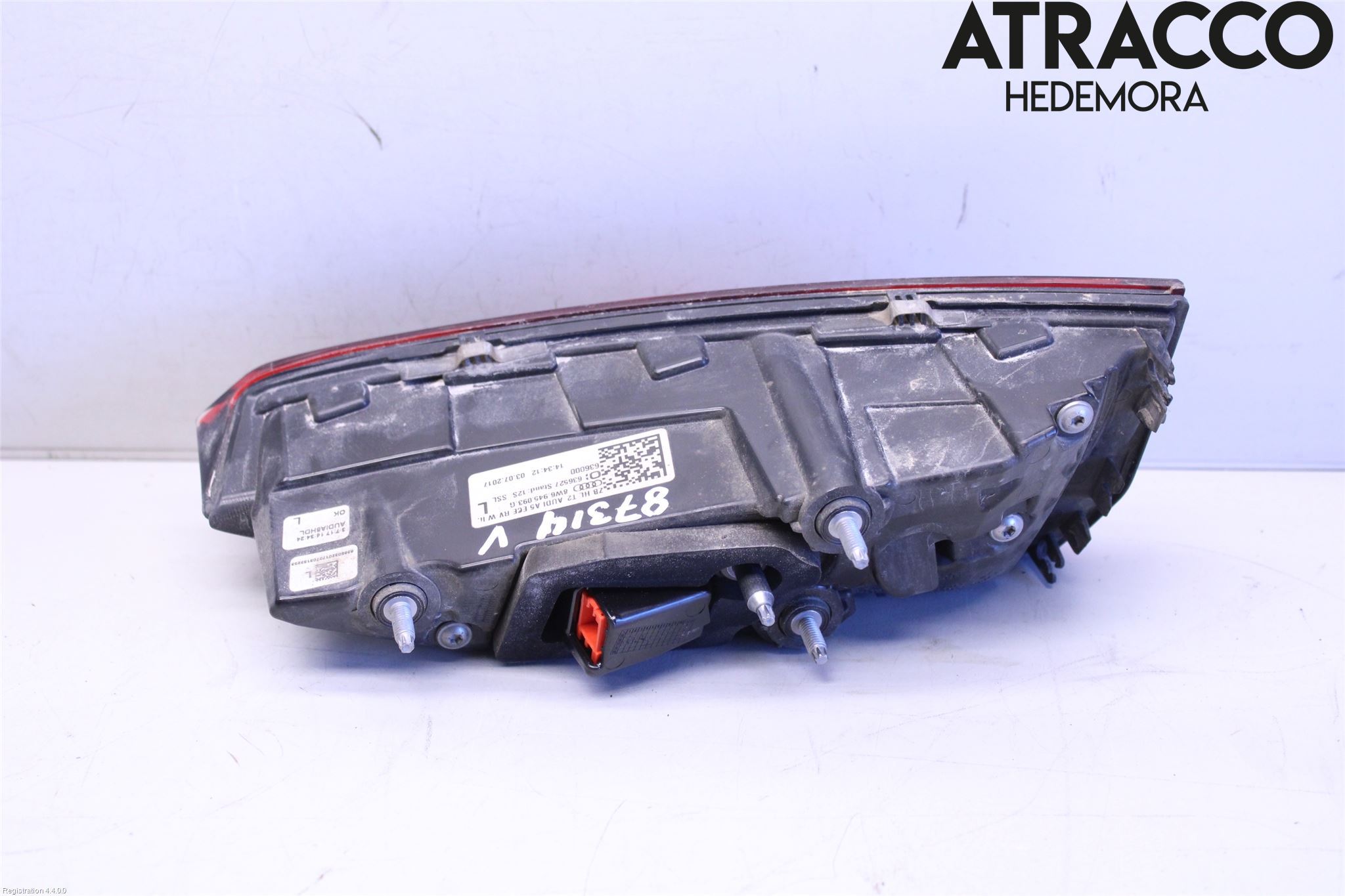 Audi A5 17- Bakljus Lucka Vä