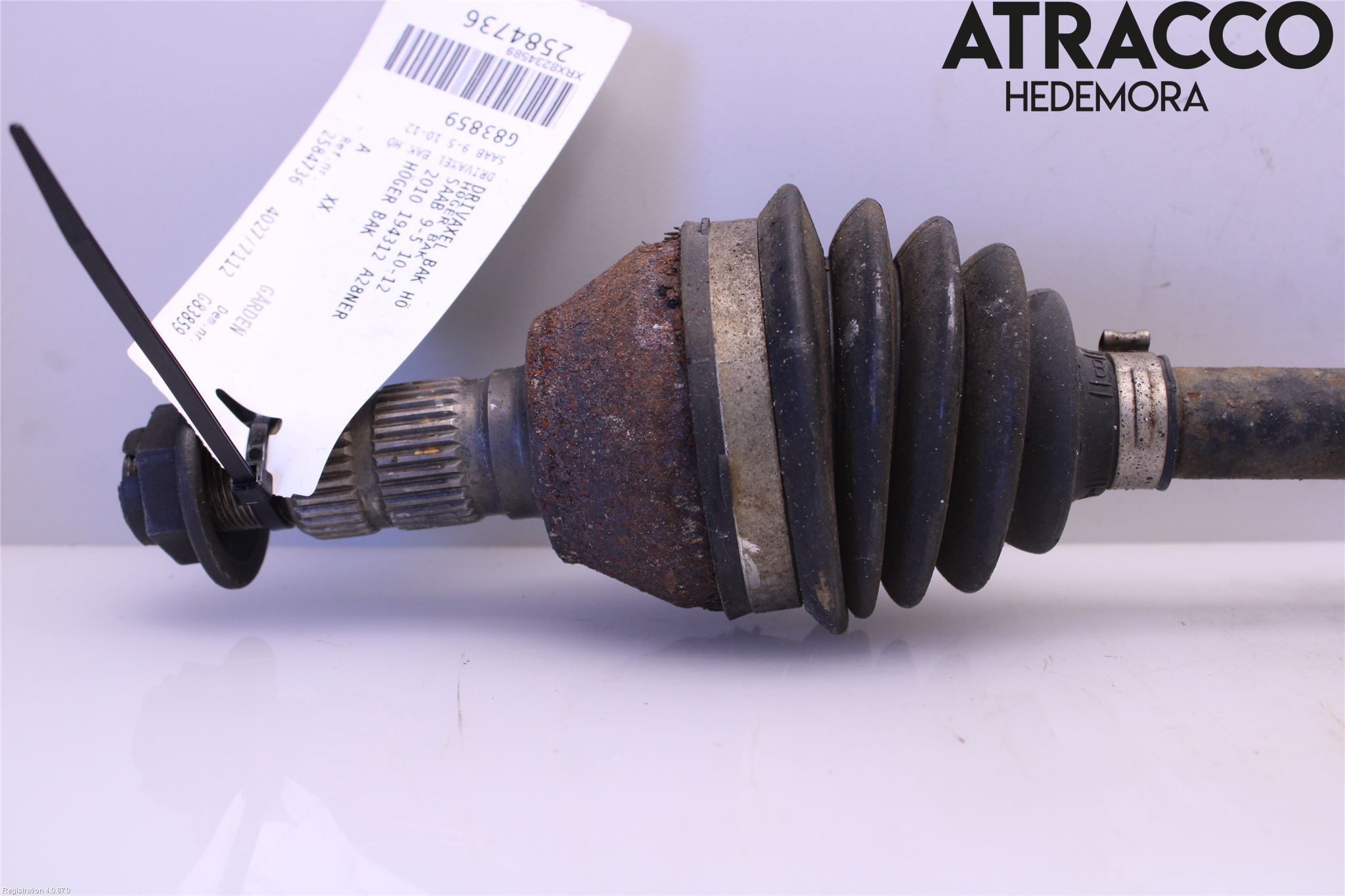 Saab 9-5 10-12 Drivaxel Bak Höger