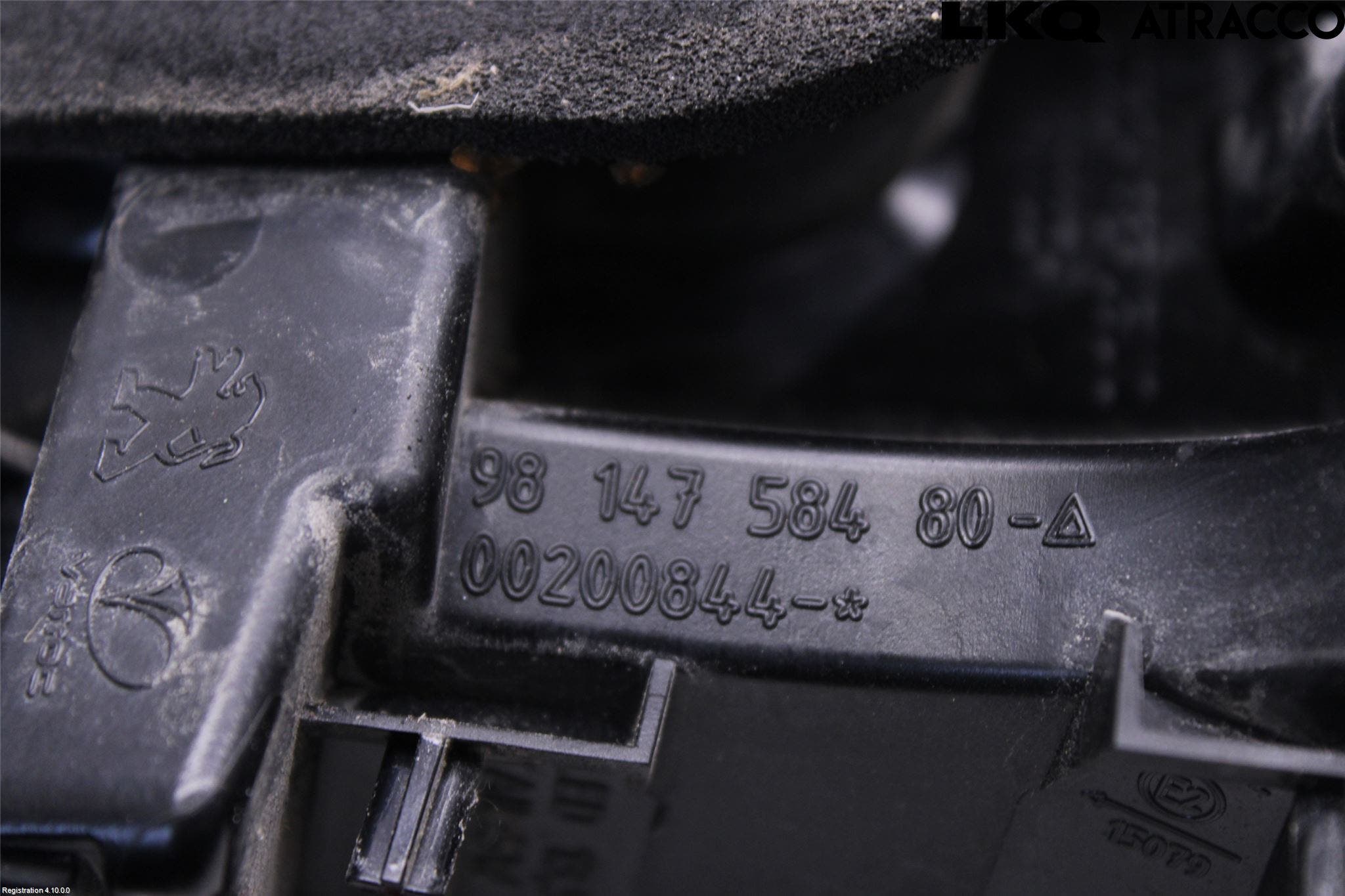 Peugeot 2008 13-20 Bakljus Lucka Vä