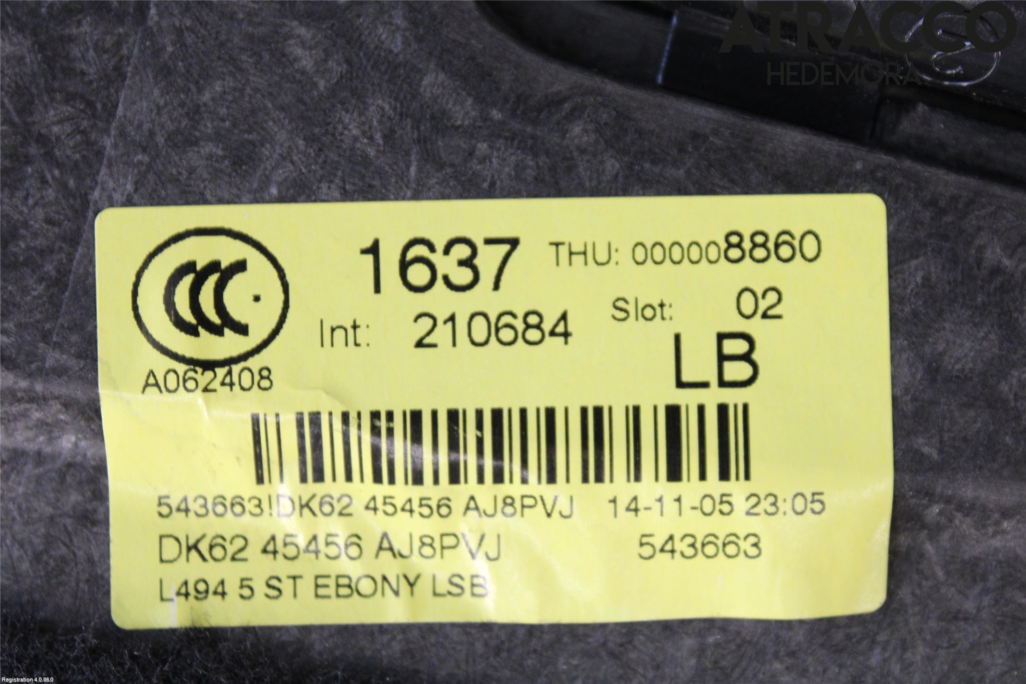 Landrover RANGE ROVER SPORT (L494) 14-22 Bagage Golv