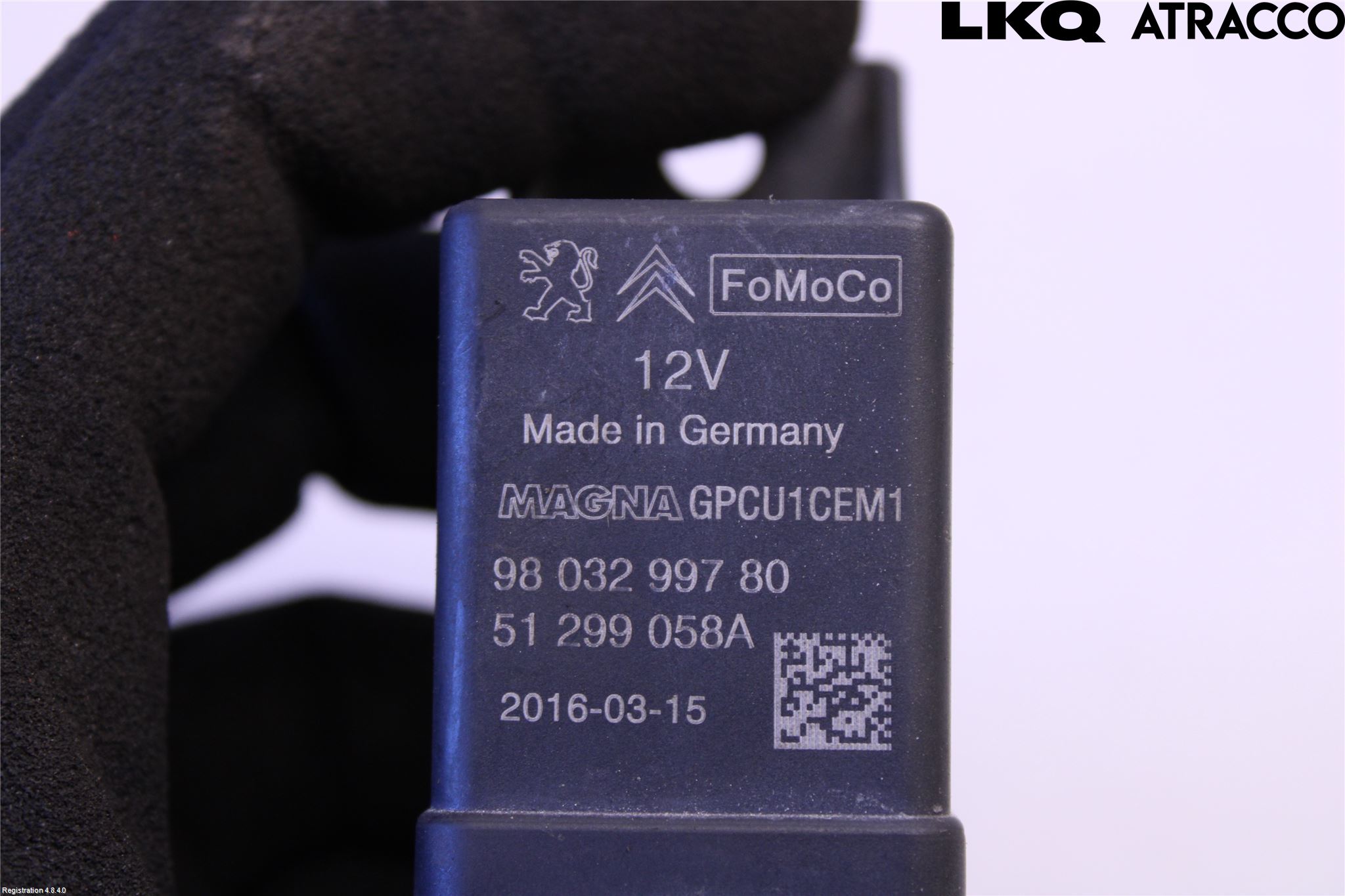 Citroen BERLINGO 08-18 Relä Glödning Diesel