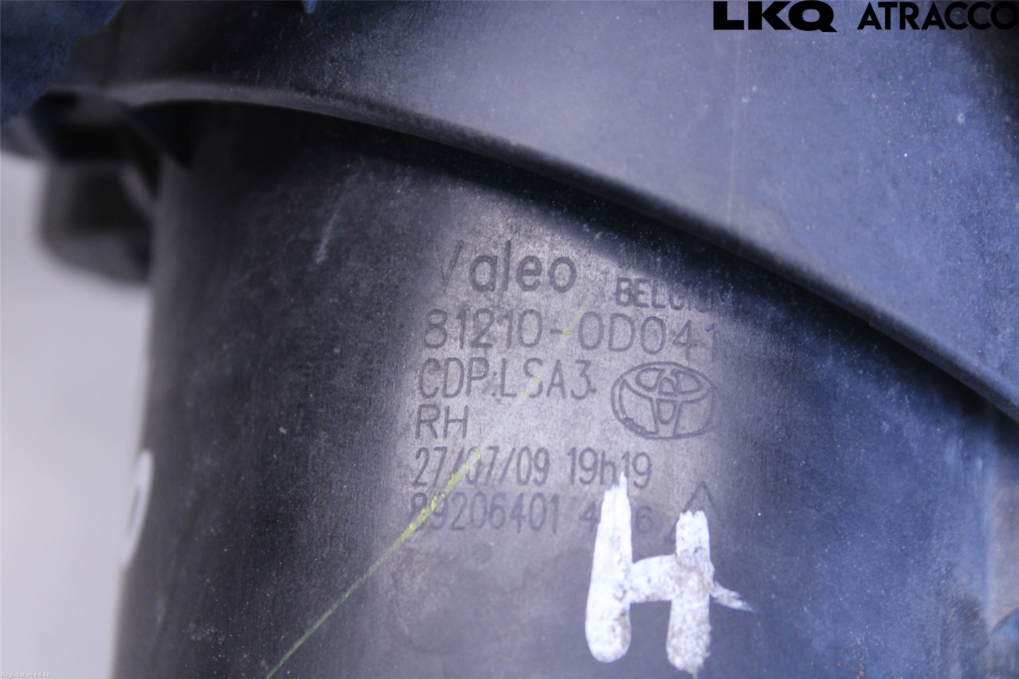 Toyota AVENSIS 09-15 Dimljus-Varselljus Fram