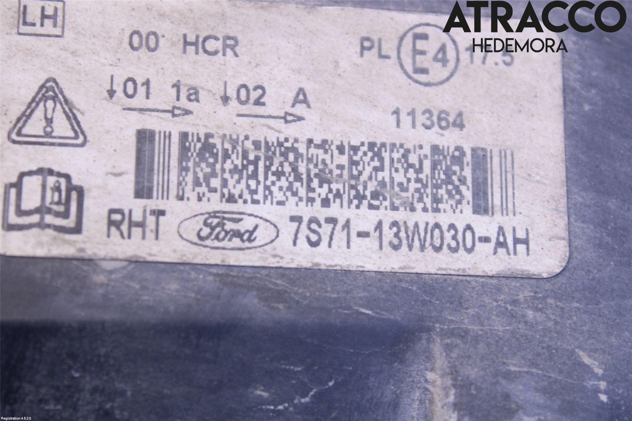 Ford MONDEO 07-15 Strålkastare Vänster