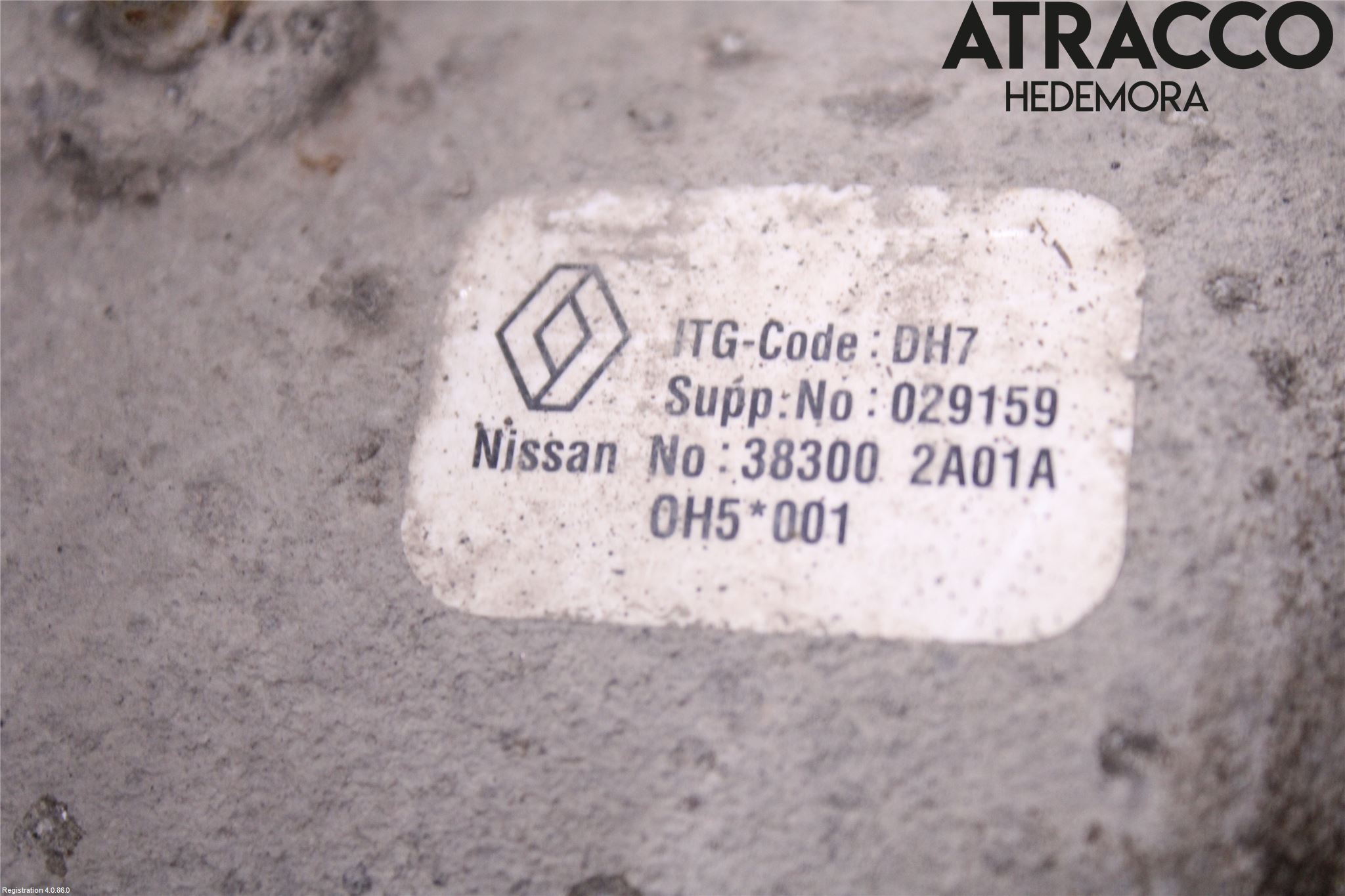 Dacia DUSTER 10-17 Bakväxel-Diff