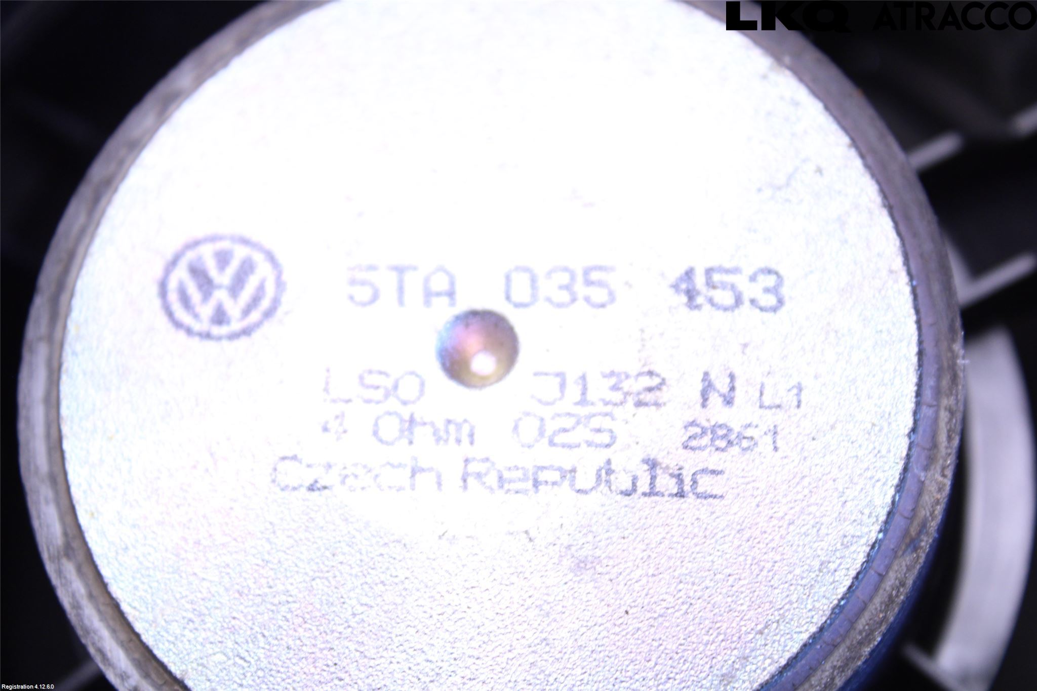 Volkswagen VW TOURAN 16- Högtalare