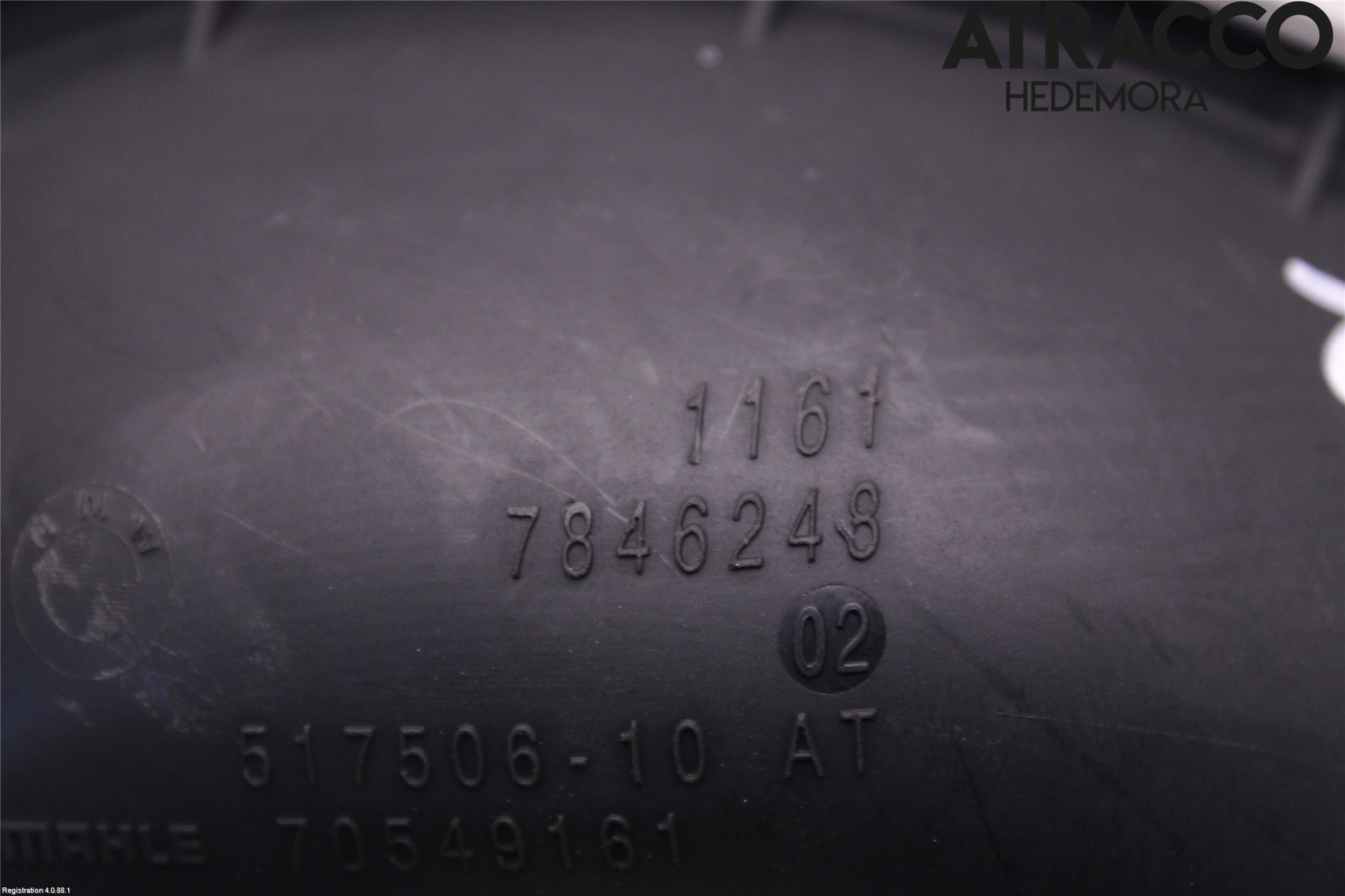 BMW 4 F32/F33/F82/F83 13-20 Laddluft-Intercoolerrör