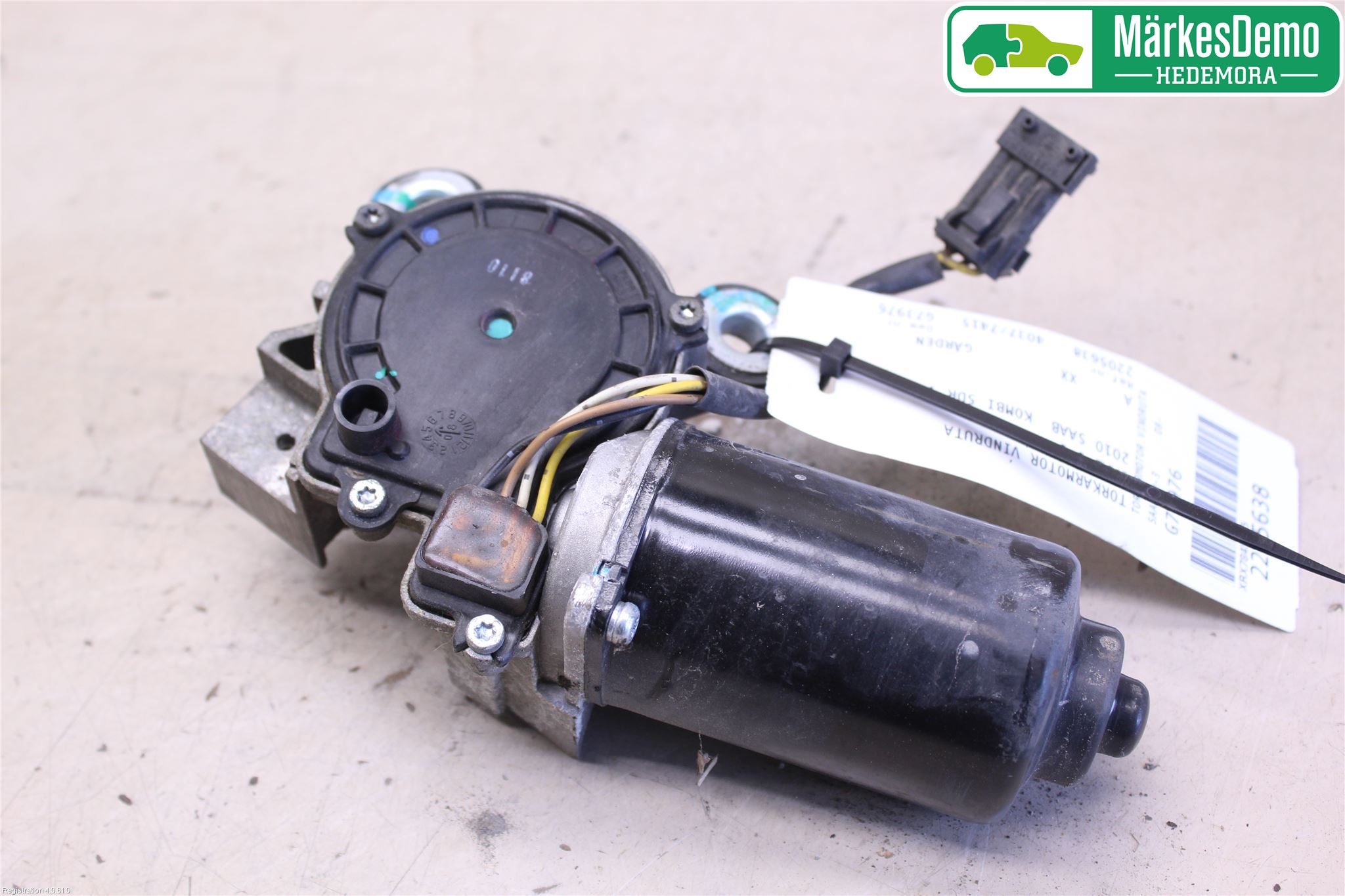Saab 9-3 VER2/VER3 08-15 Torkarmotor Vindruta