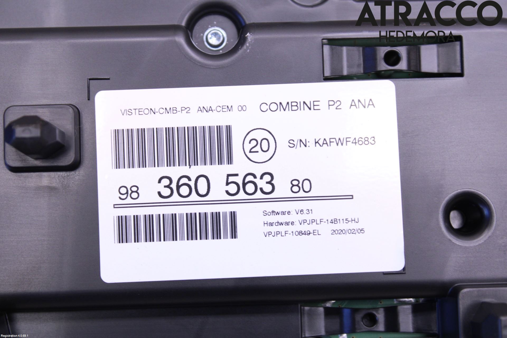 Peugeot 208/E-208 20- Instrument Komb