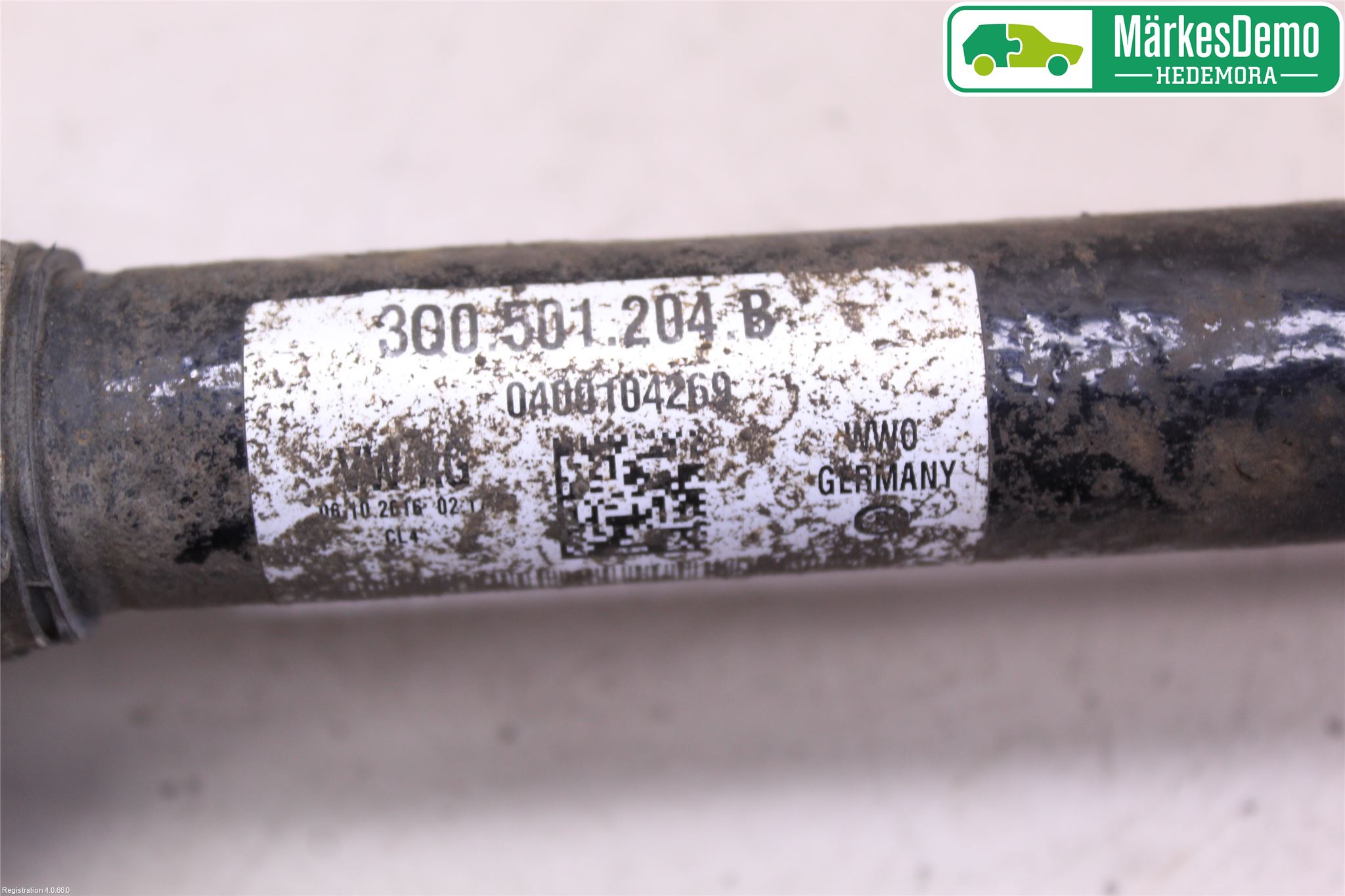 Volkswagen VW TIGUAN 16-24 Drivaxel Bak Vänster