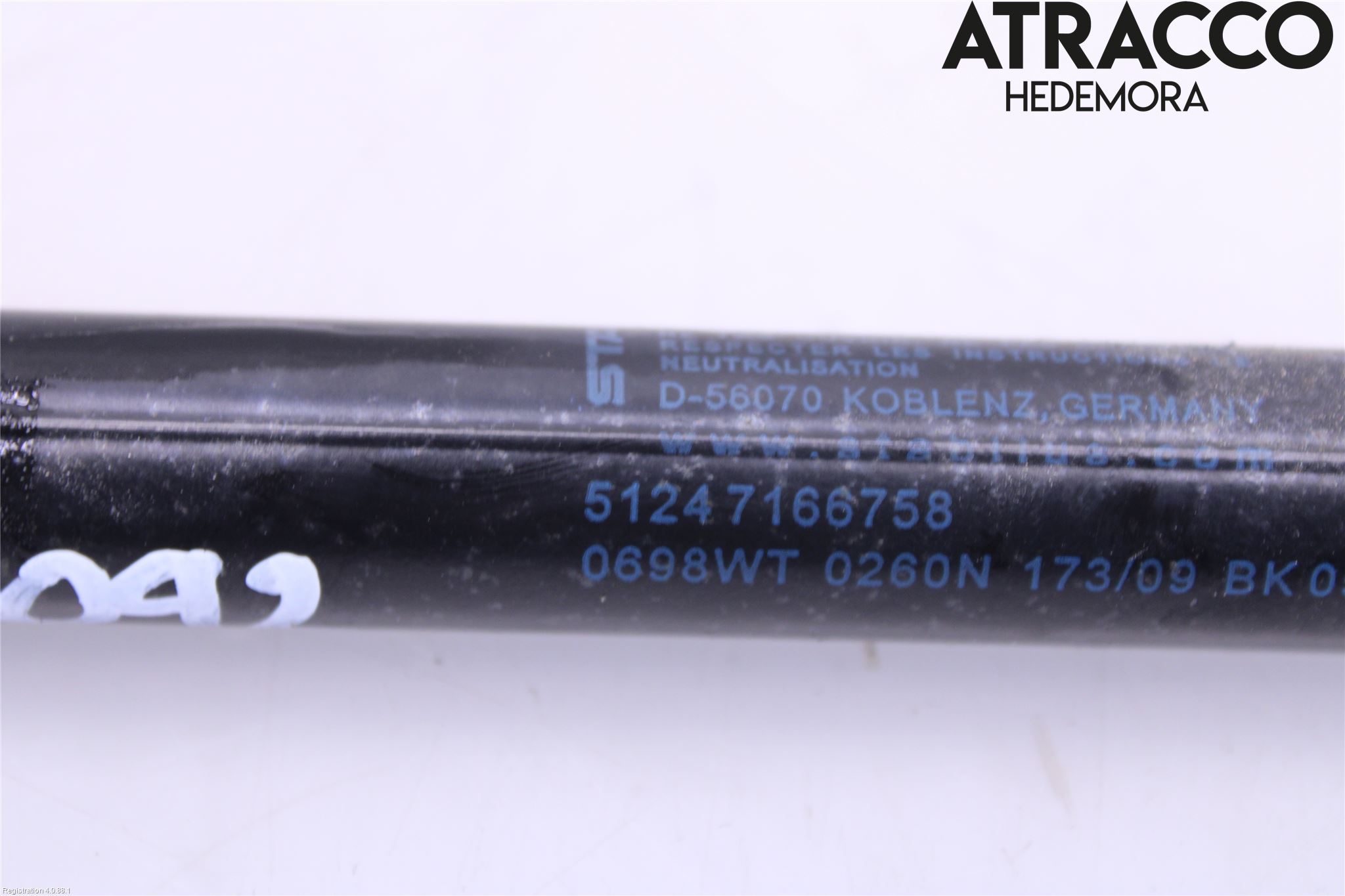 BMW 1 E82/88 Coupé/Cab 06-13 Gasfjäder Baklucka