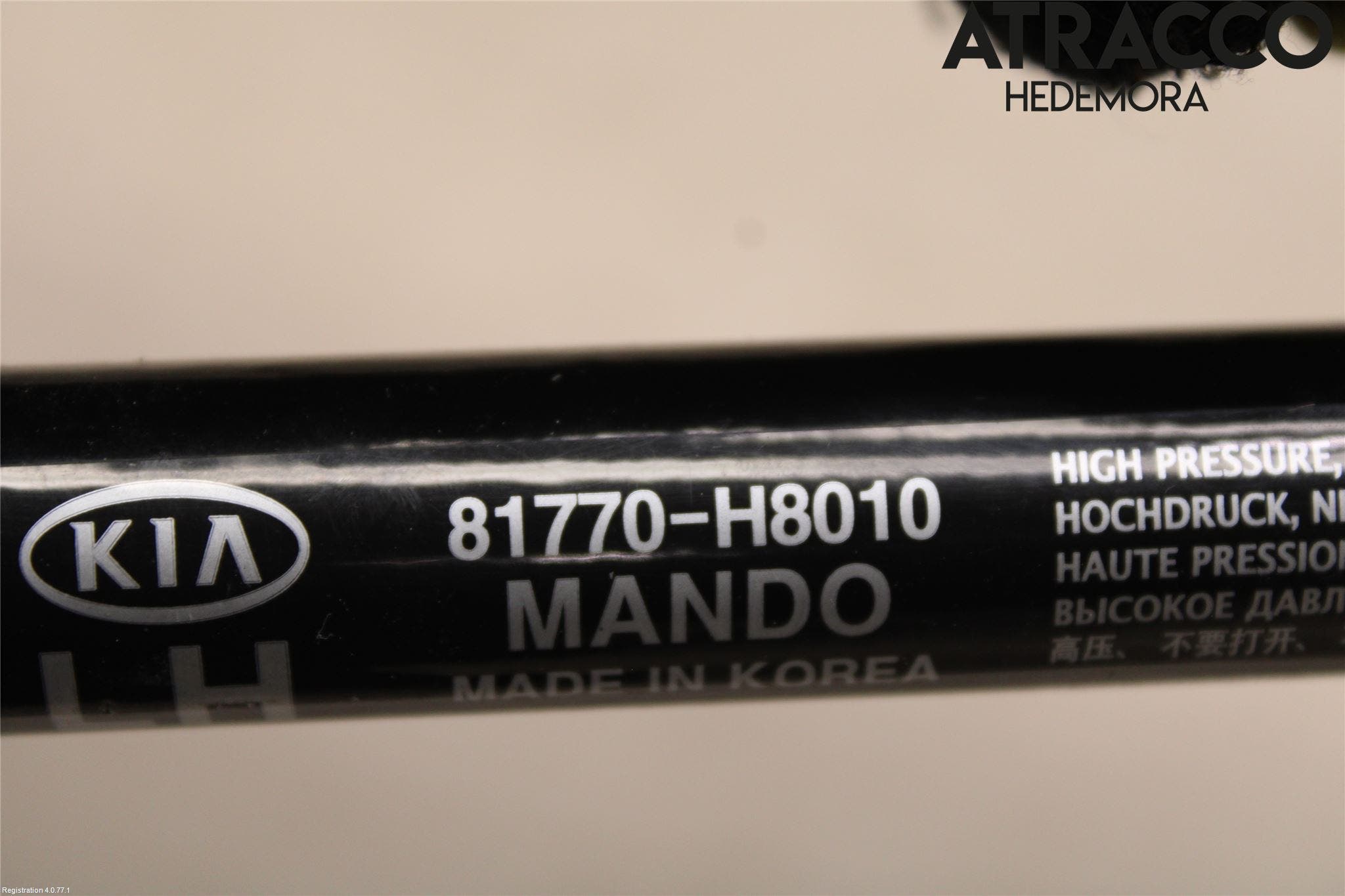 Kia RIO 17- Gasfjäder Baklucka