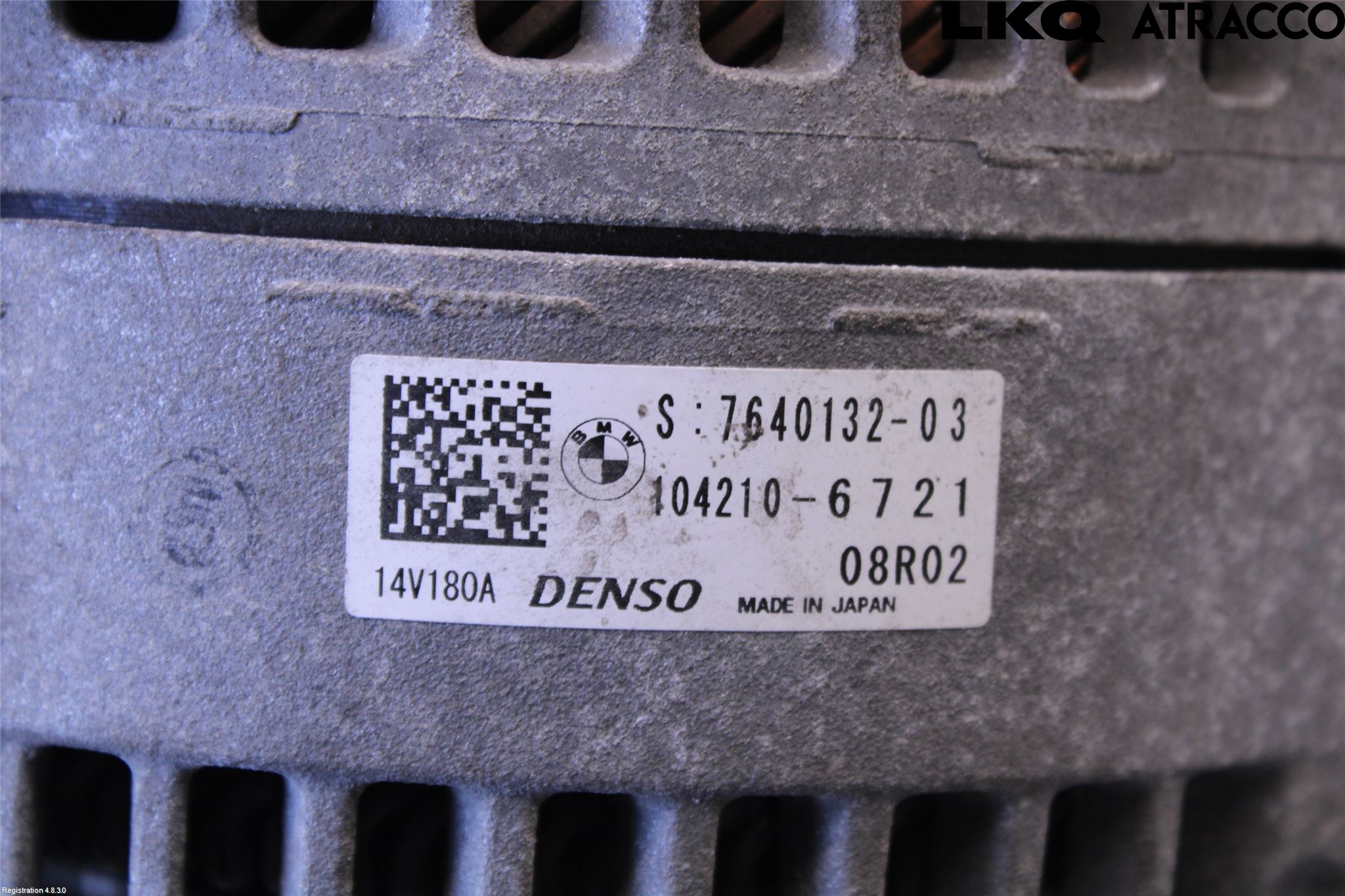 BMW X3 F25 10-17 Generator