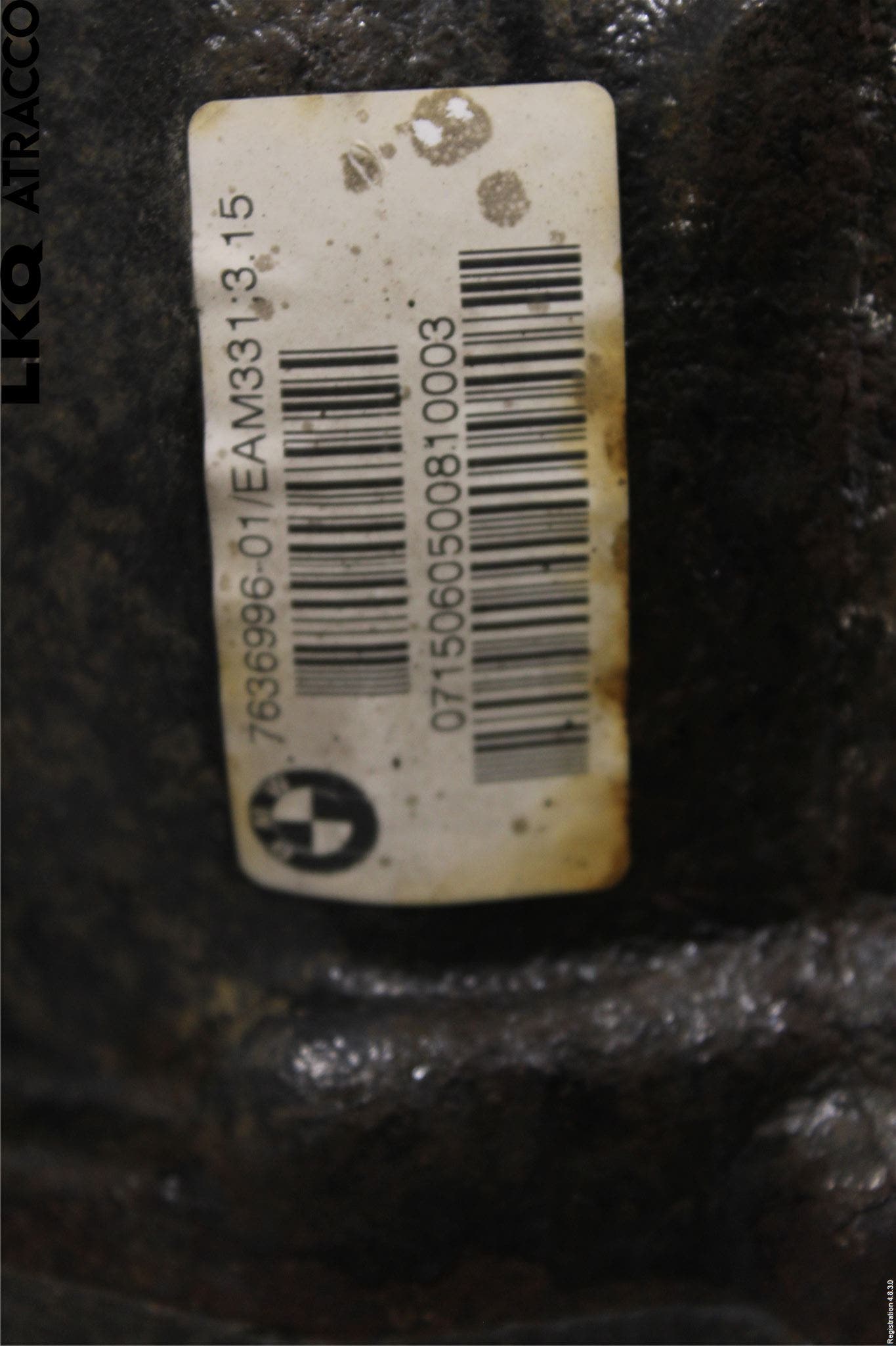 BMW X5 F15 13-18 Bakväxel-Diff