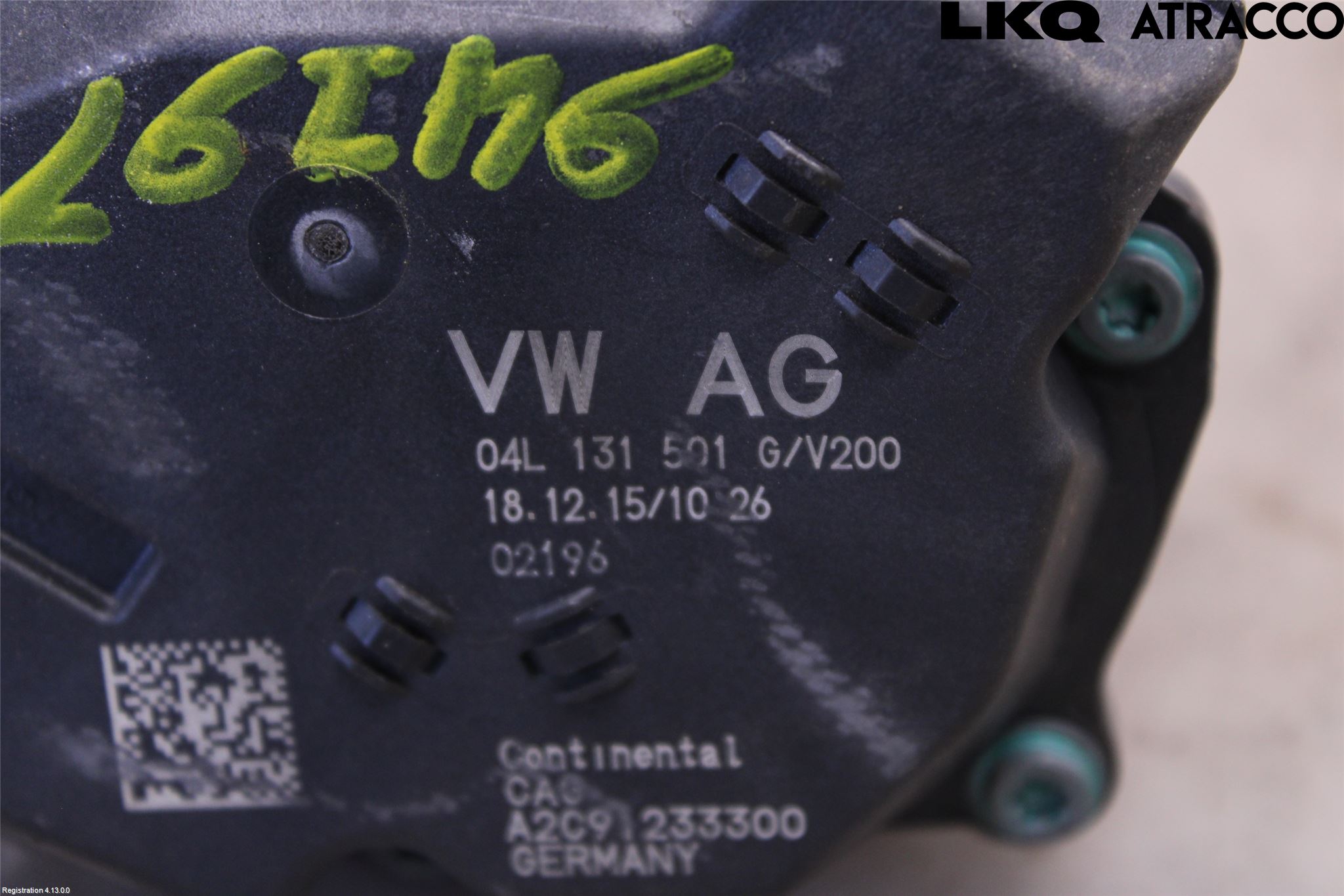 Volkswagen VW PASSAT 15-19 Egr Ventil