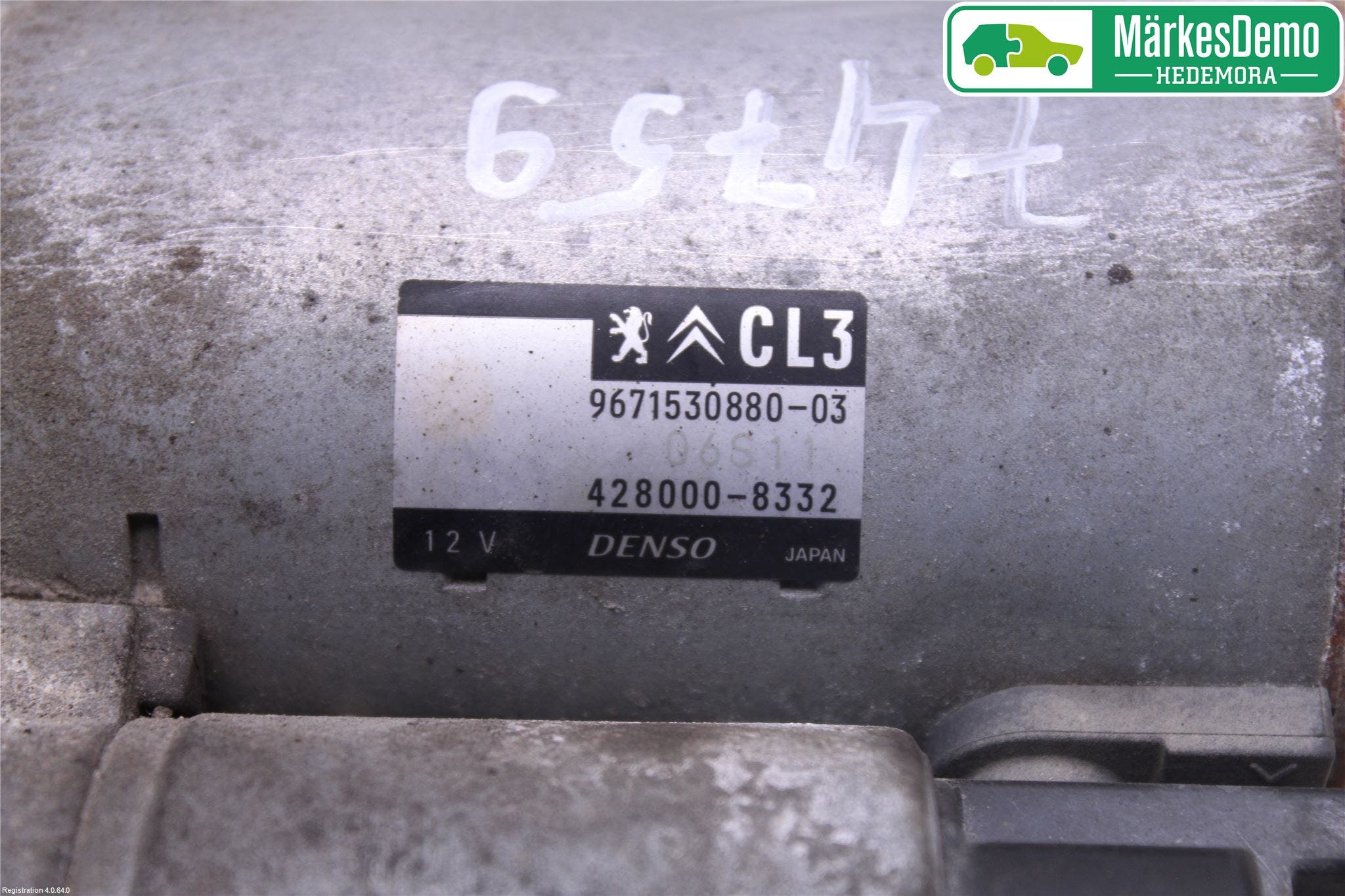 Citroen C4 CACTUS 14-20 Startmotor