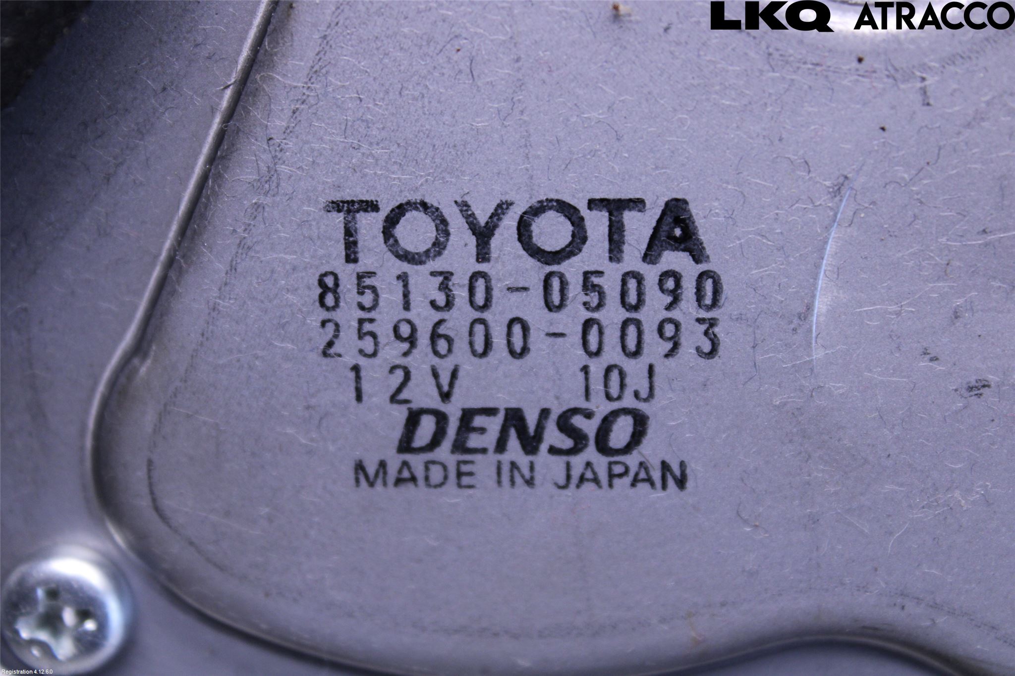 Toyota AVENSIS 07-08 Torkarmotor Baklucka