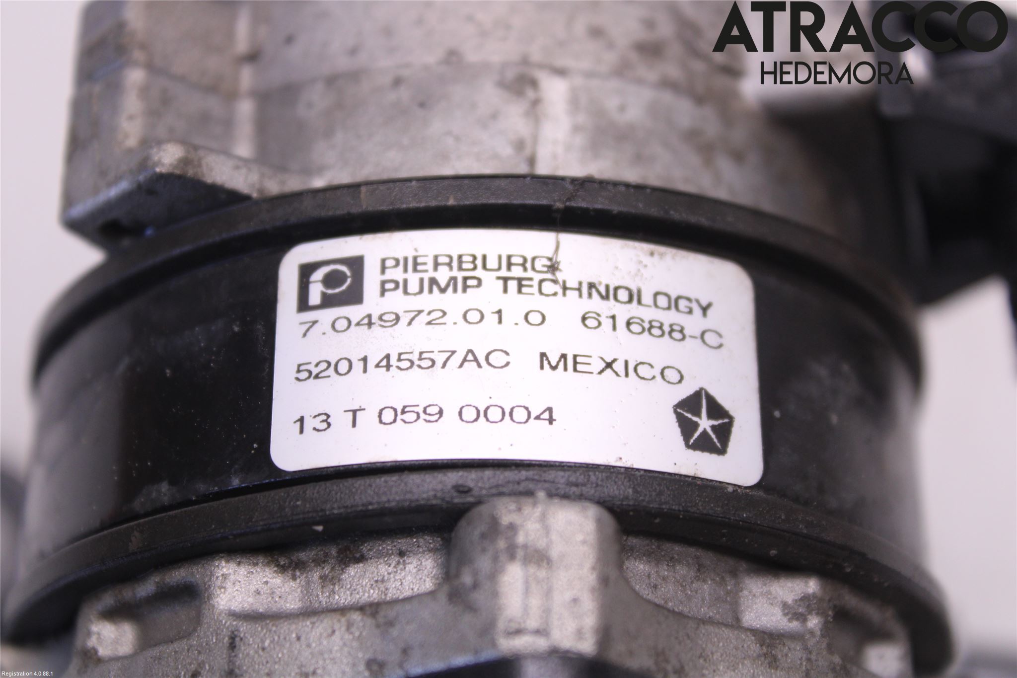 Fiat 500 07- Värme Cirkulationspump