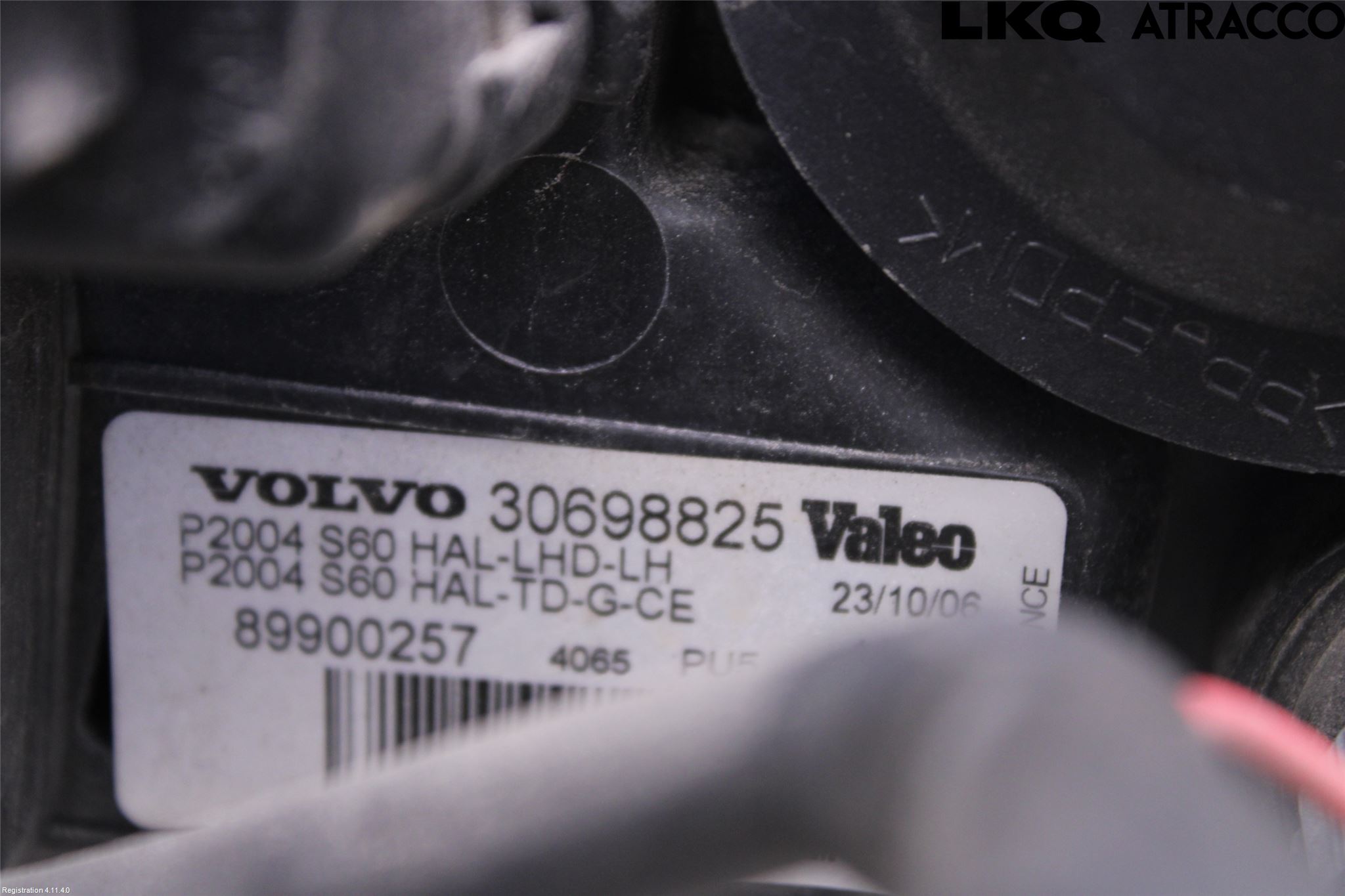 Volvo S60 05-10 Strålkastare Vänster