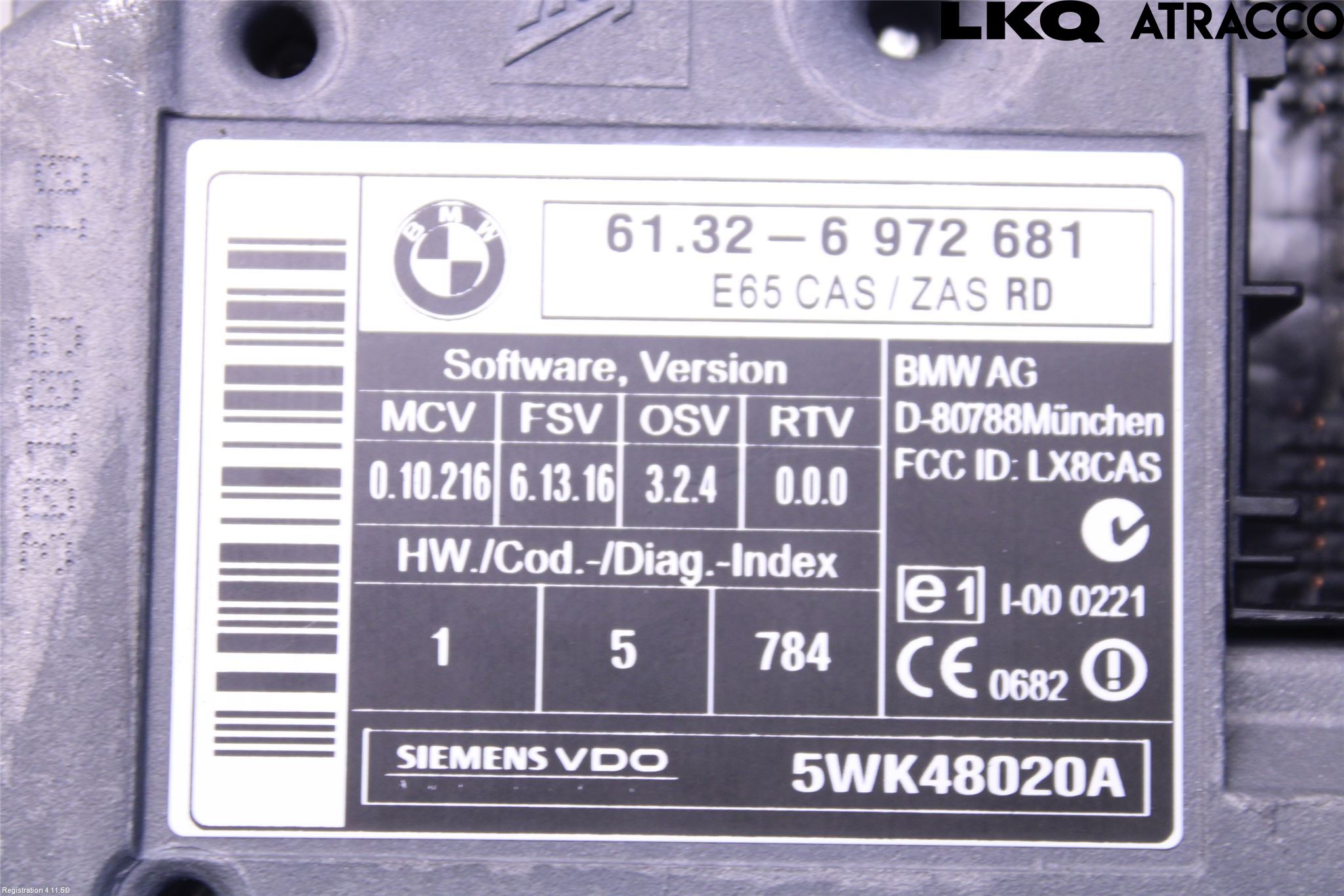 BMW 7 E65/66    00-08 Tändlås