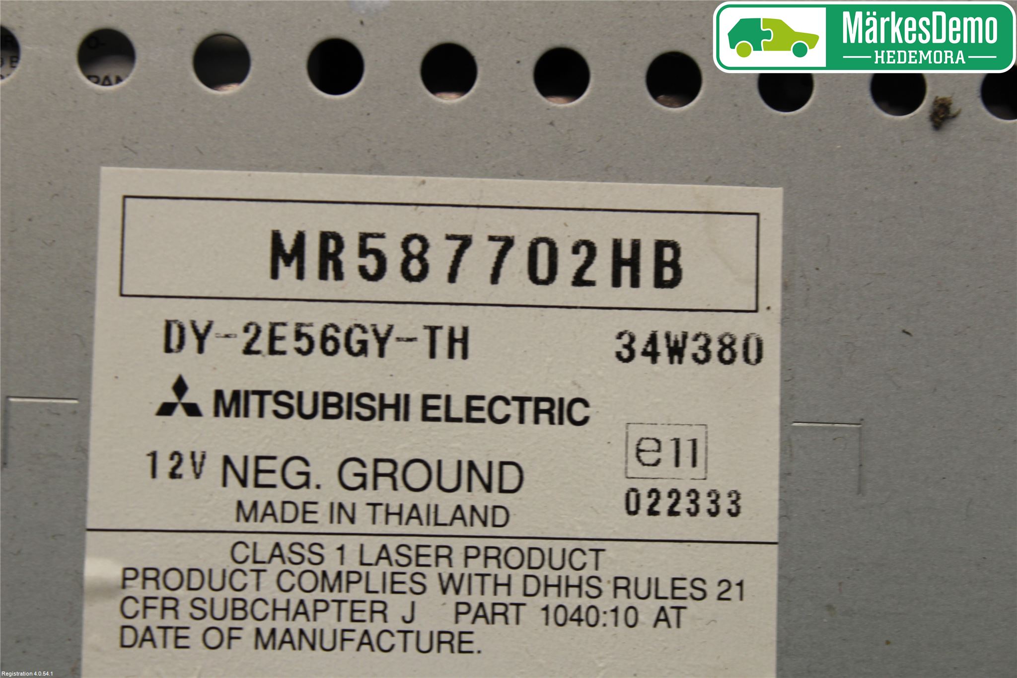 Mitsubishi COLT   04-08 Cd Radio - Multimediapanel