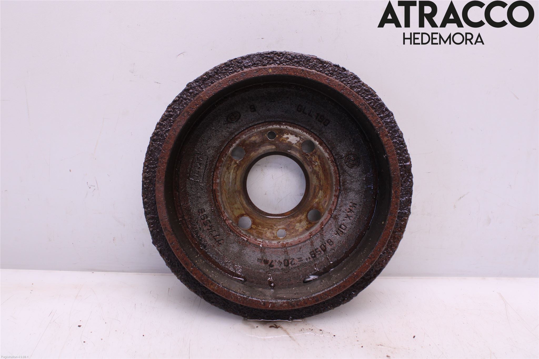 Fiat PANDA 12- Bromstrumma Bak