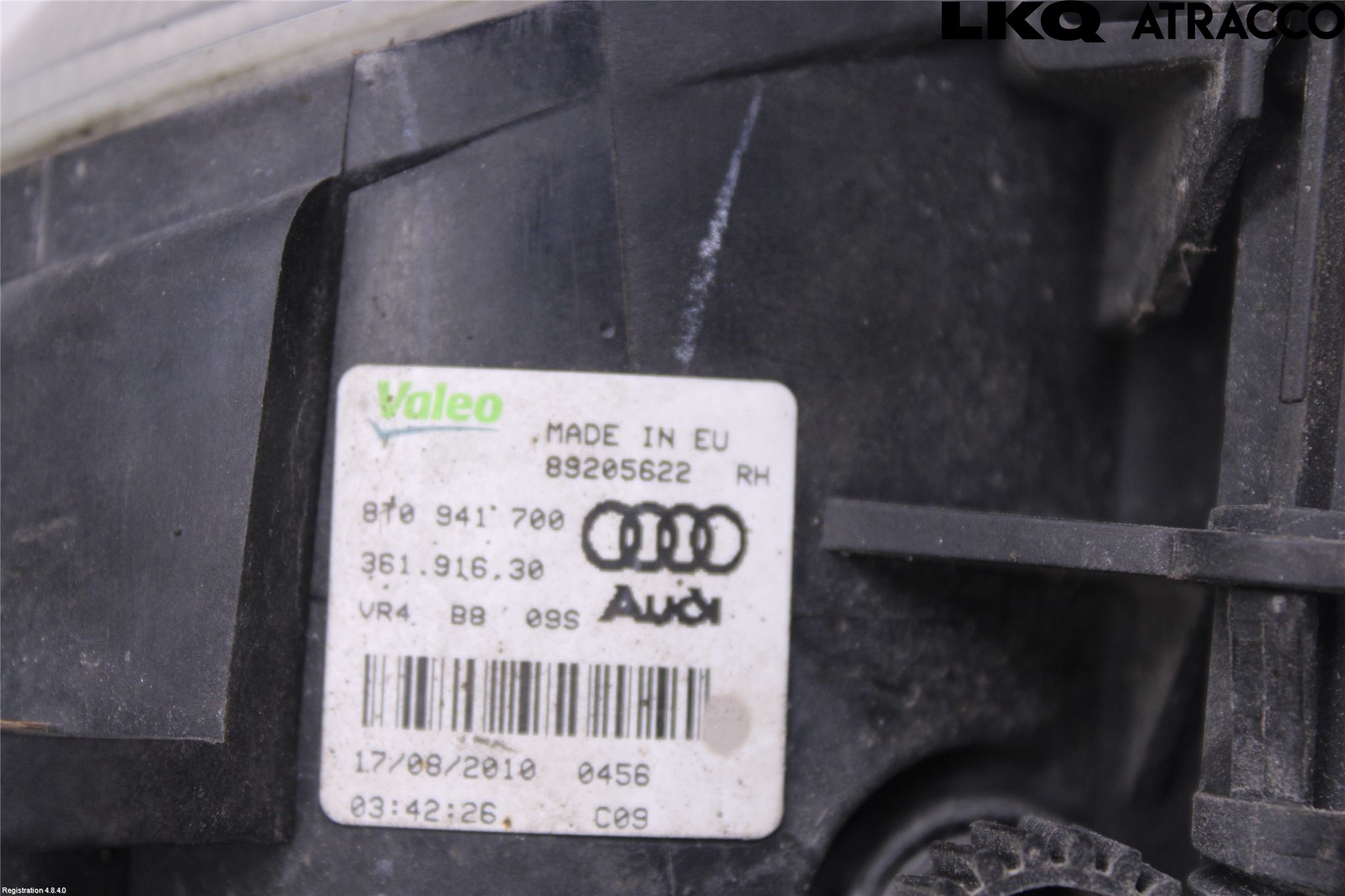 Audi A4/S4 08-11 Dimljus-Varselljus Fram
