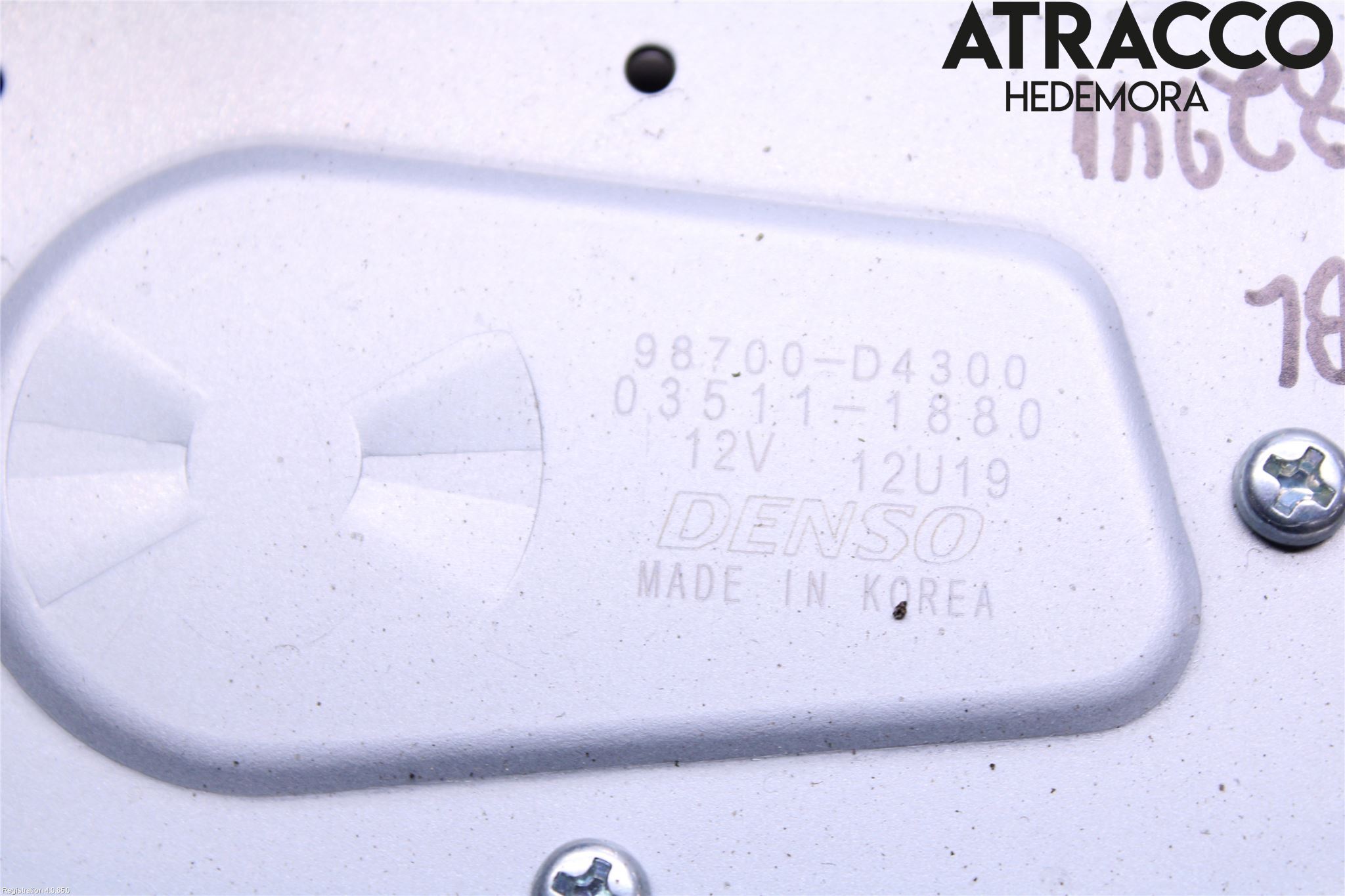 Kia OPTIMA 16-20 Torkarmotor Baklucka