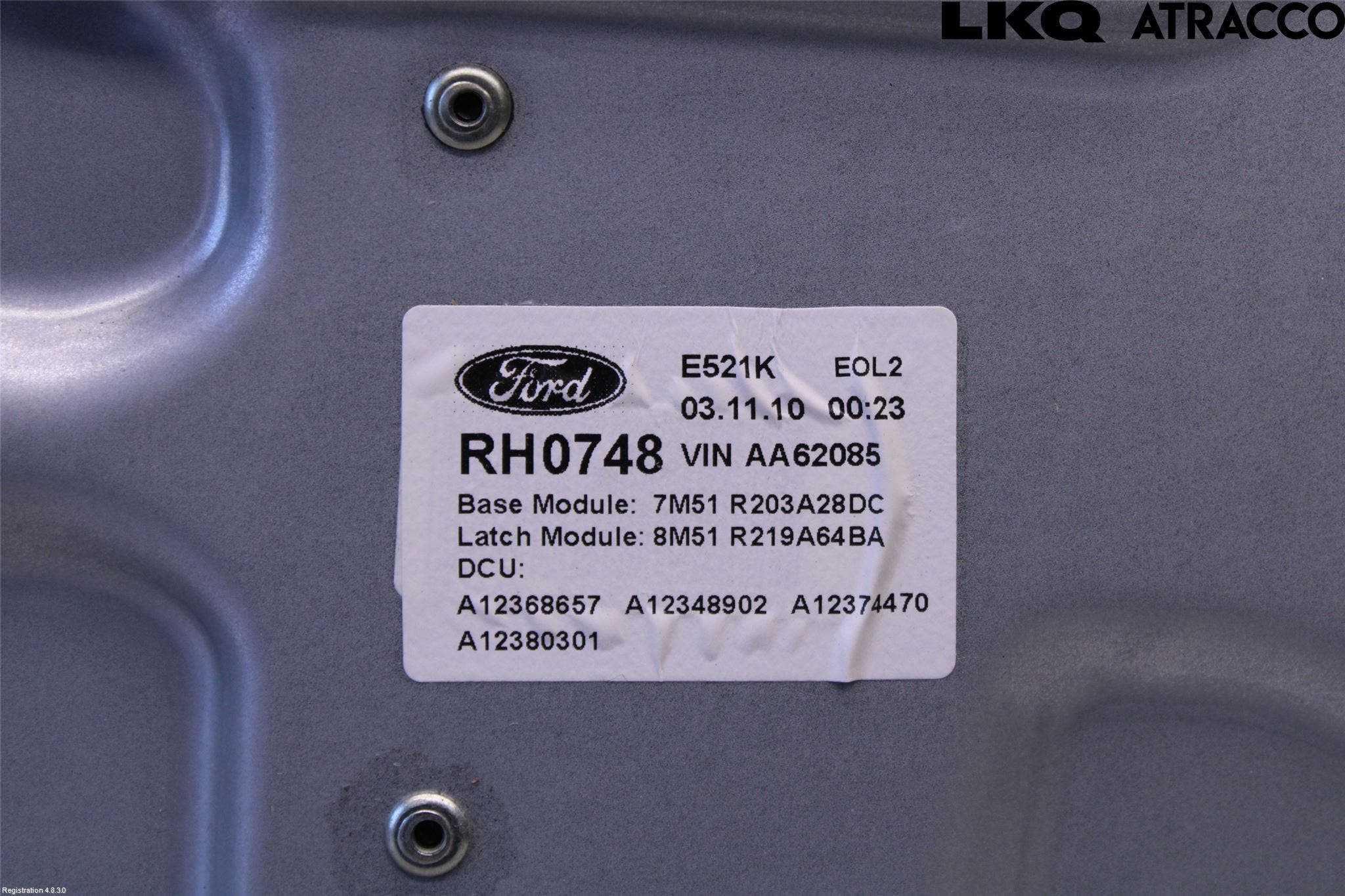 Ford KUGA 08-12 Fönsterhiss El Kompl