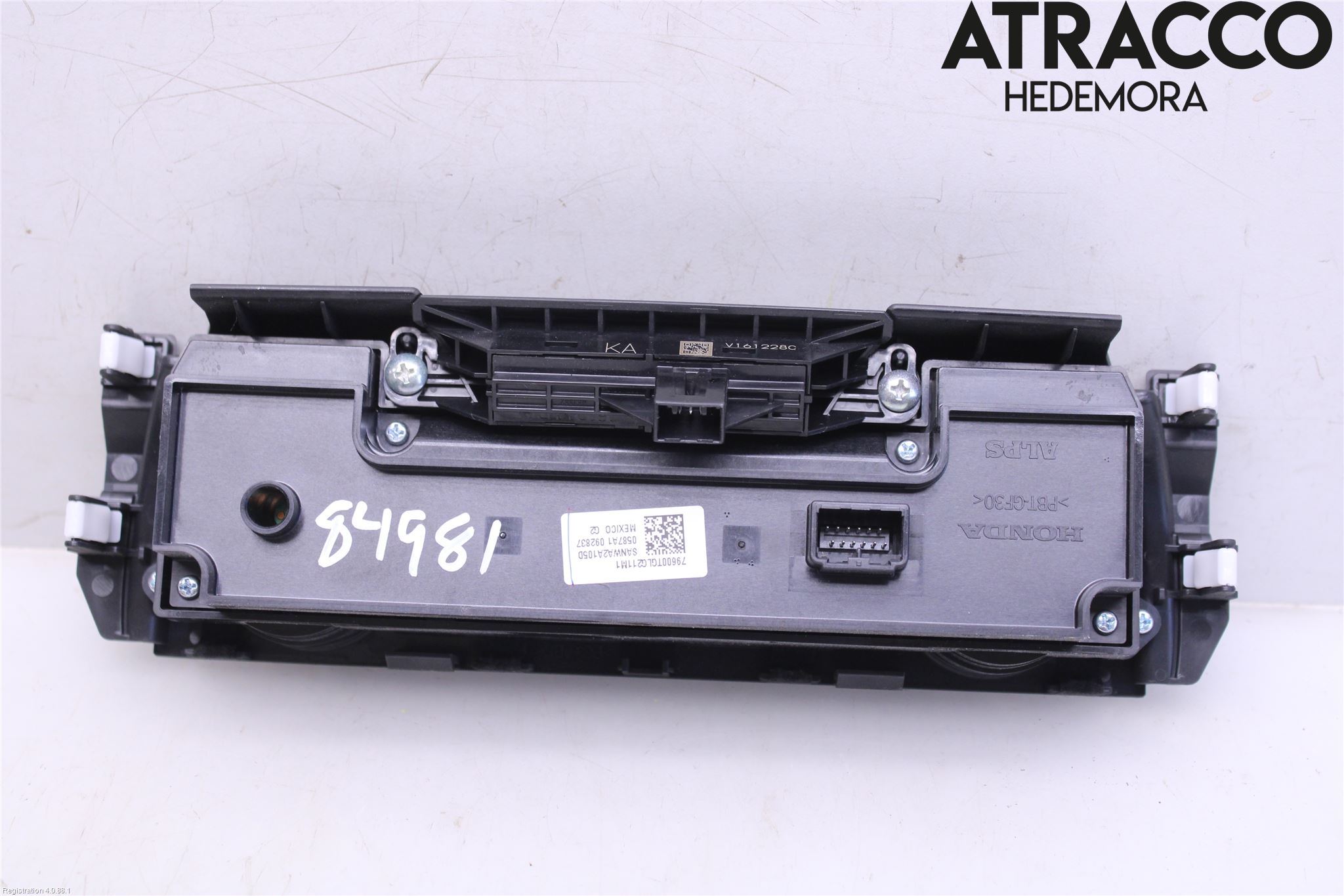 Honda CIVIC 17-22 Ac Styrenhet Ac Manöveren