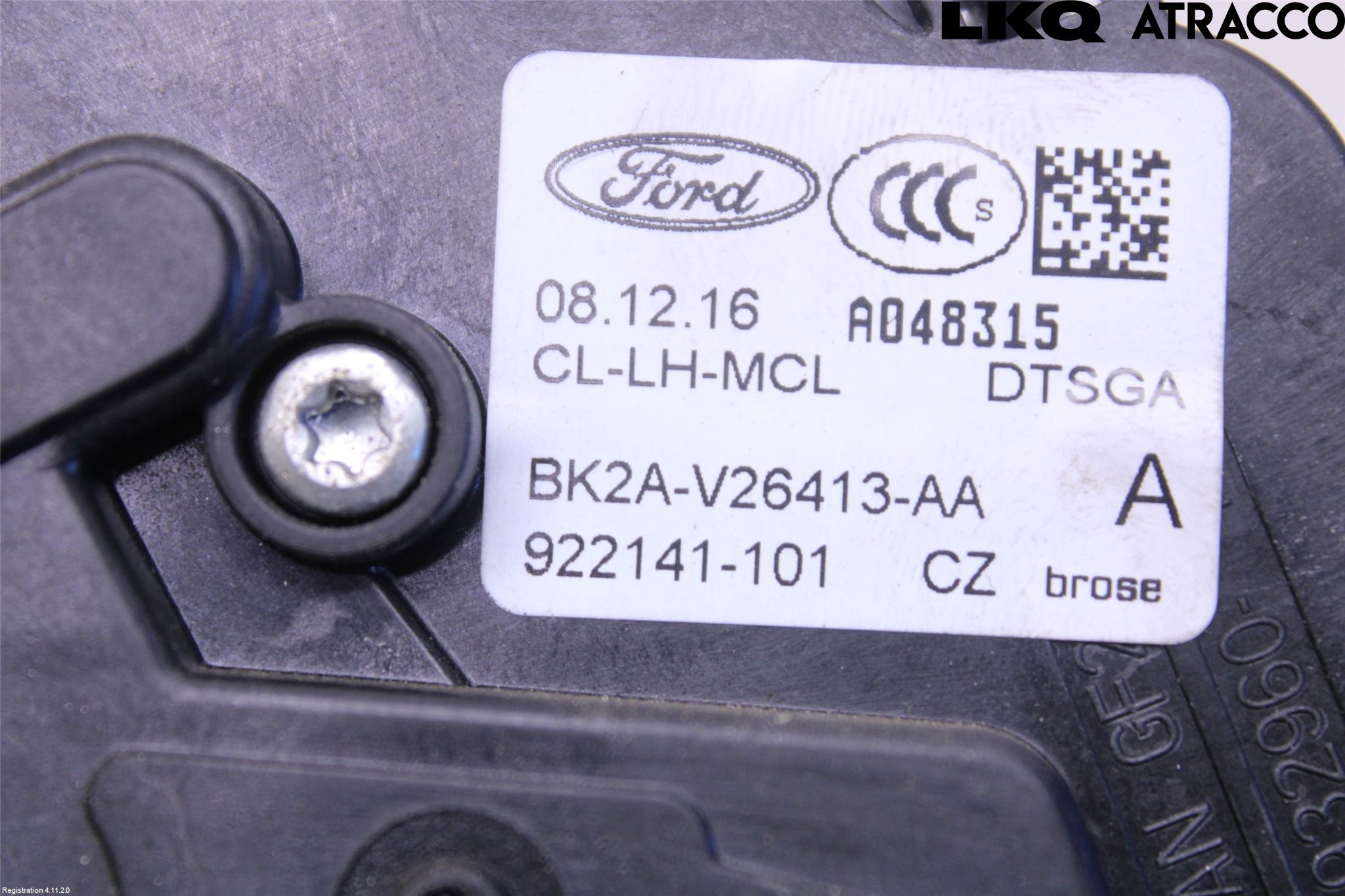 Ford TRANSIT SKÅP/BUSS 14-22 Låskista-Dörrlås