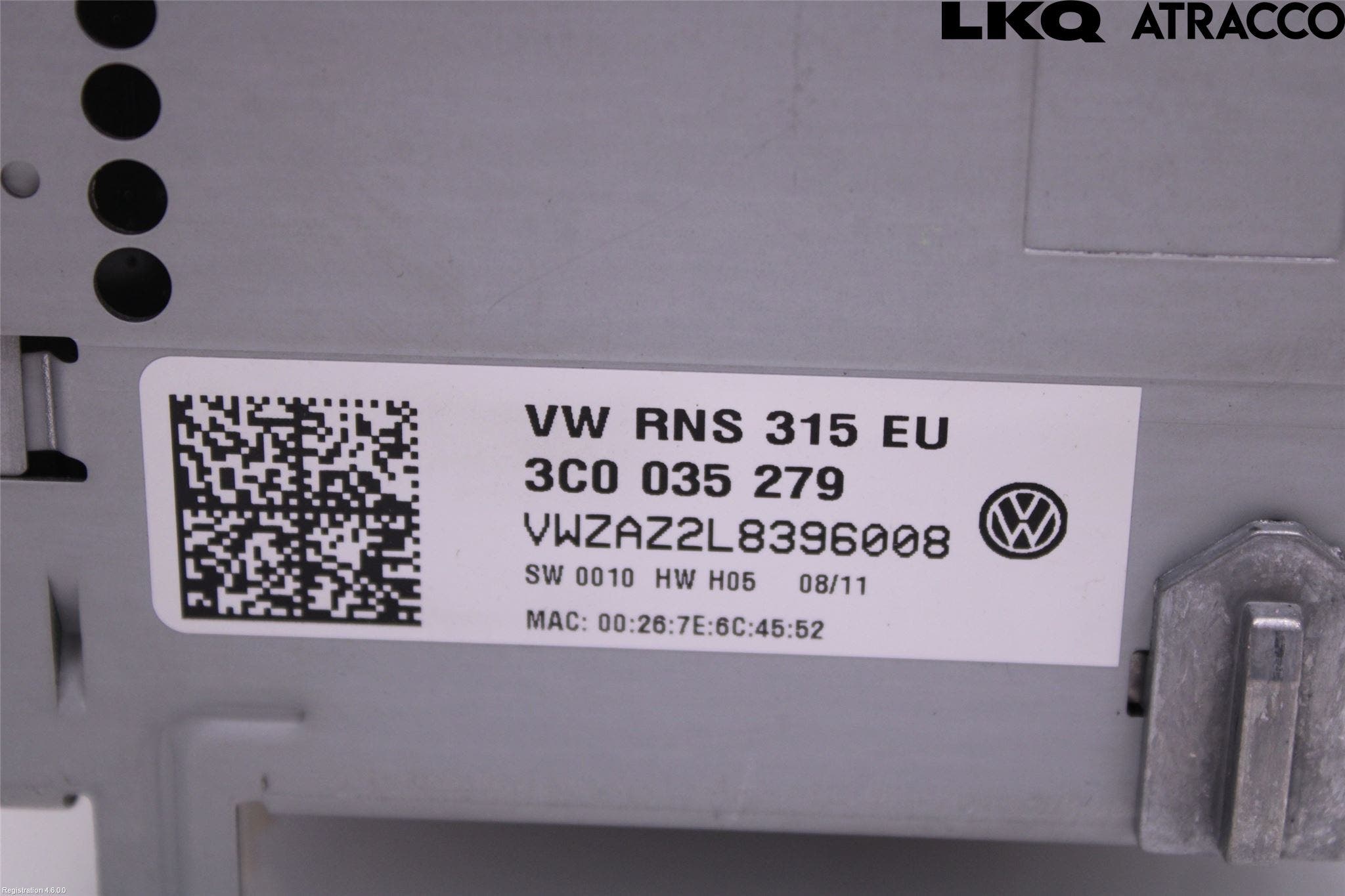 Volkswagen VW CADDY 11-15 Cd Radio - Multimediapanel