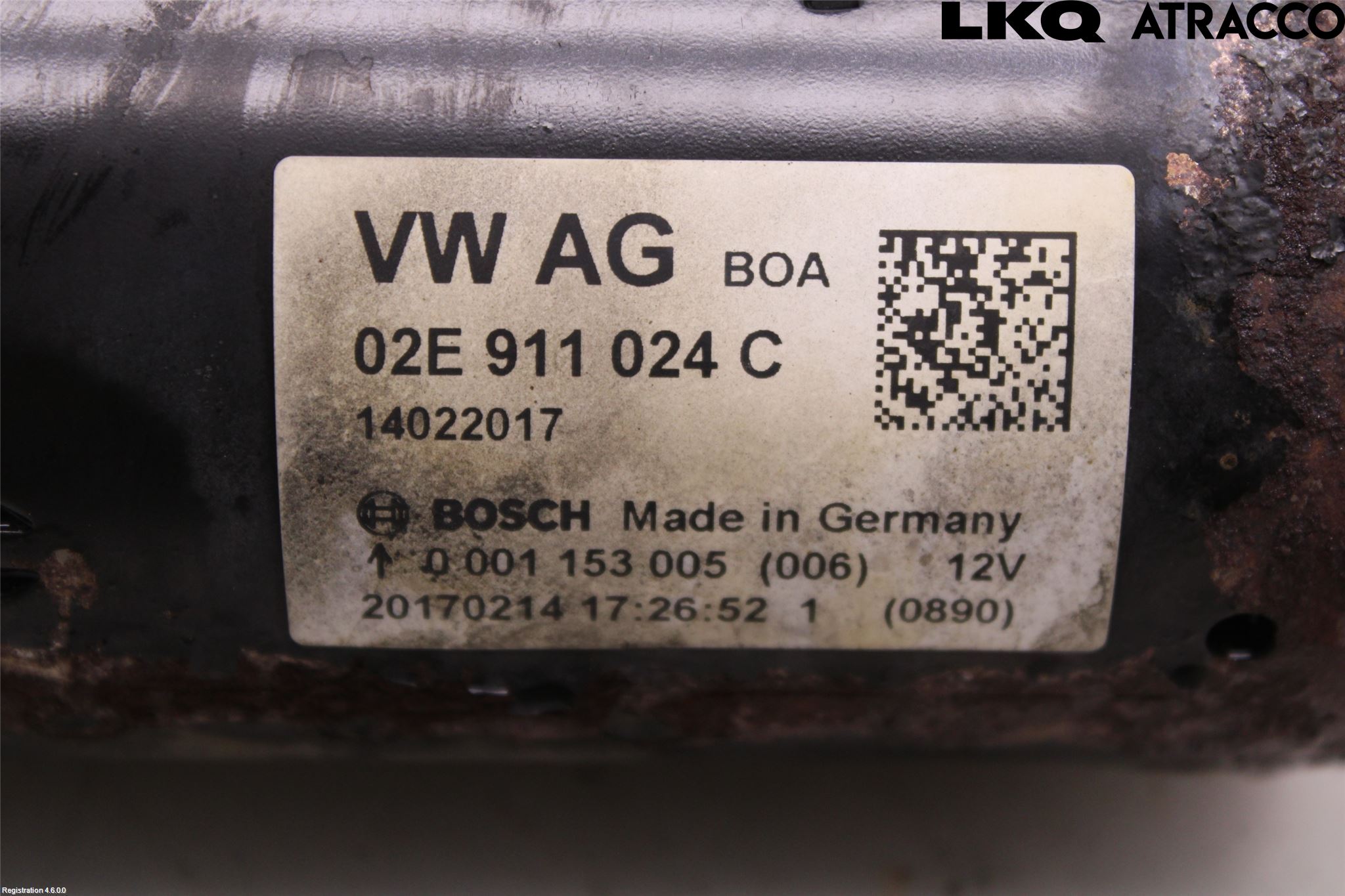 Volkswagen VW TRANSP/CARAVELLE (T6) 16-22 Startmotor Diesel
