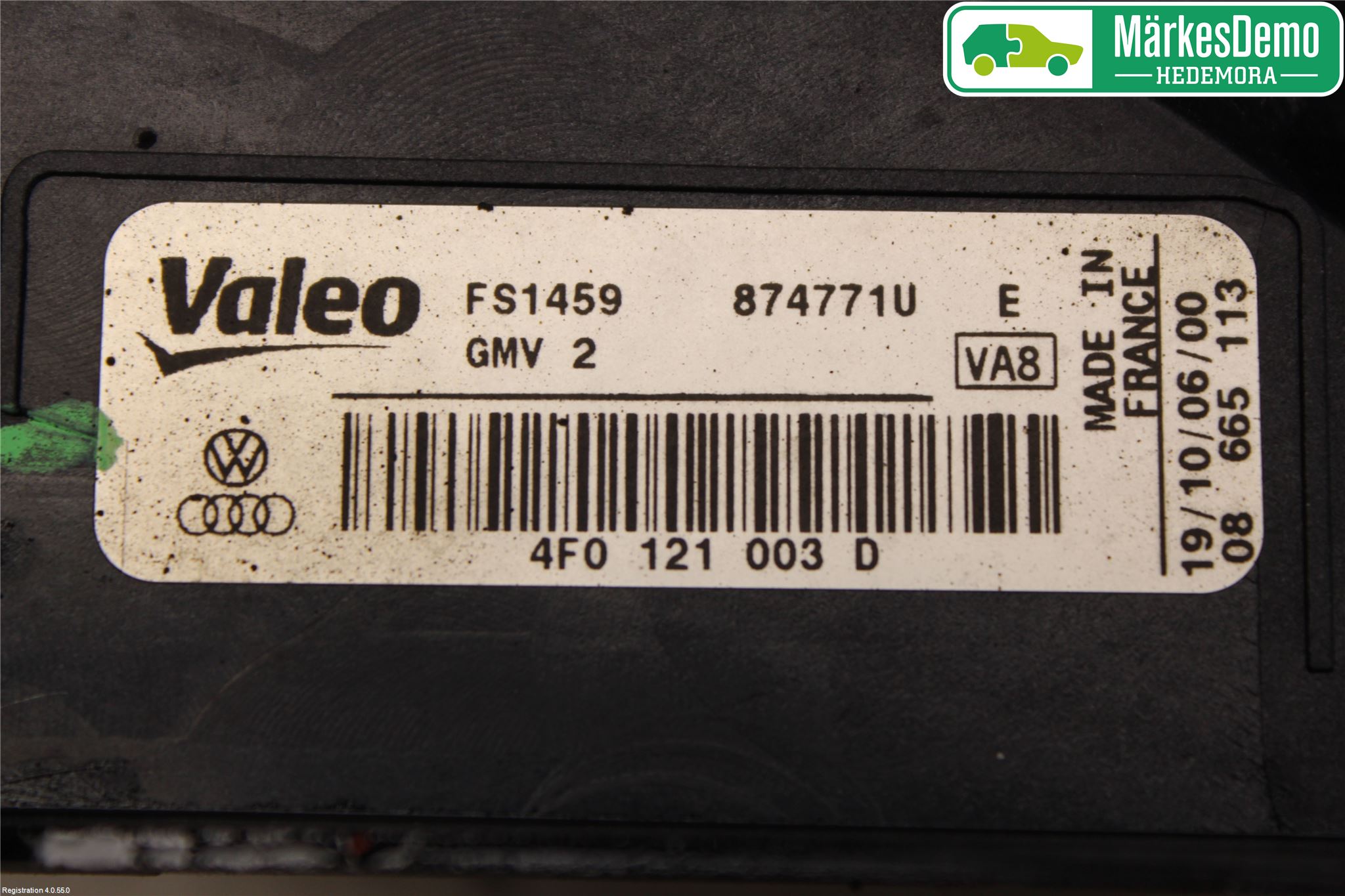 Audi A6/S6     05-11 Kylfläkt El