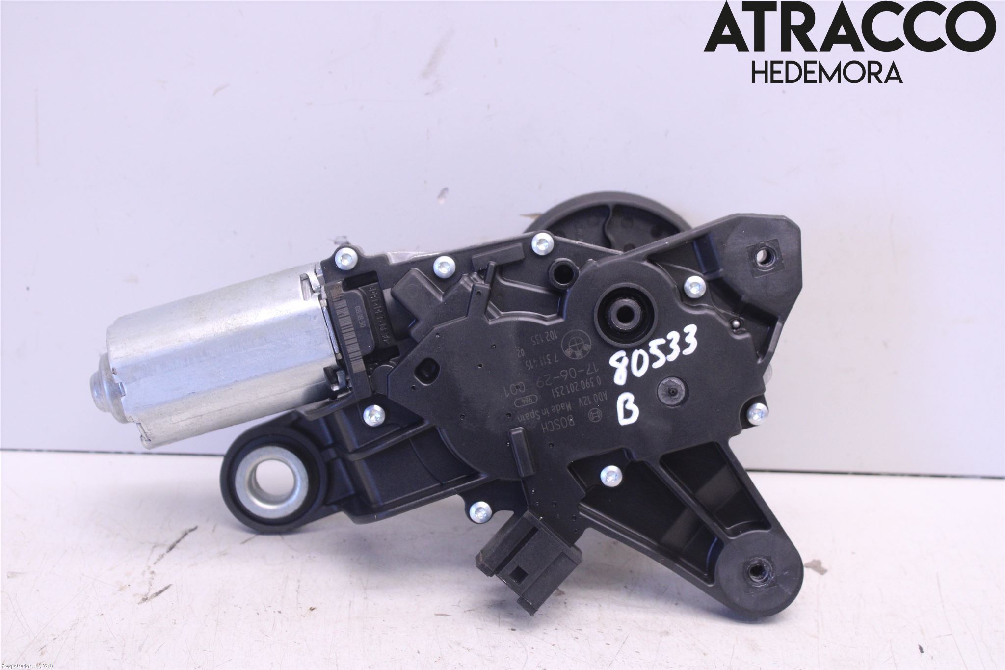BMW 3 F30/F31/F80 12-19 Torkarmotor Baklucka