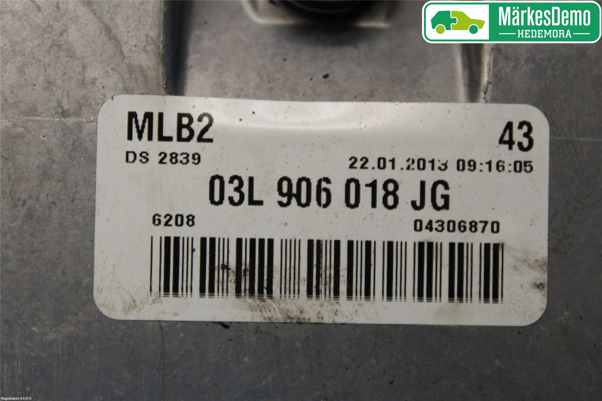 Audi A4 12-15 Styrenhet Insprut Bensin