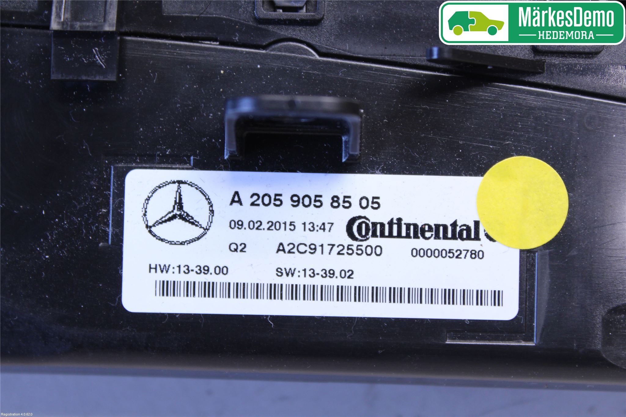 Mercedes-Benz MB C-KLASS (W205) 14-21 Ac Styrenhet Ac Manöveren