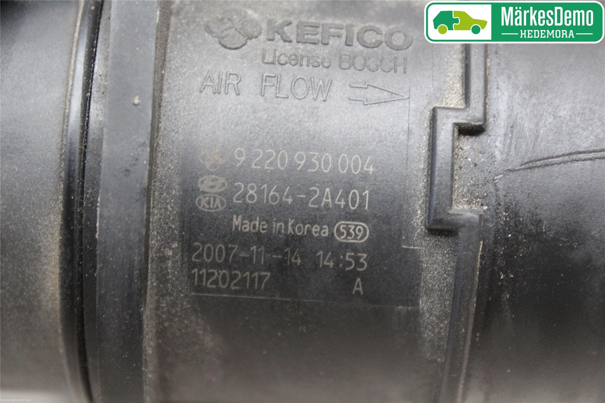 Kia CEED 06-12 Injluftmassamätare