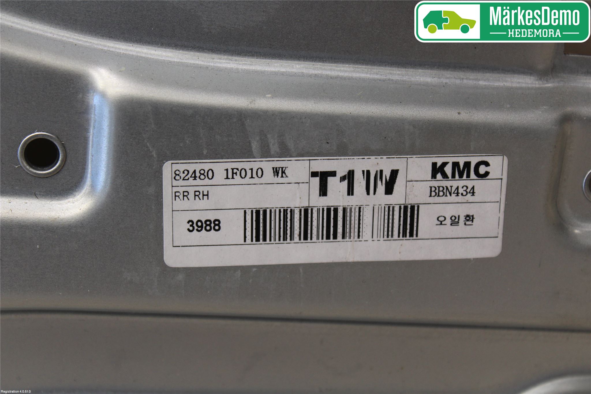 Kia SPORTAGE (JE) 05-10 Fönsterhiss El Kompl