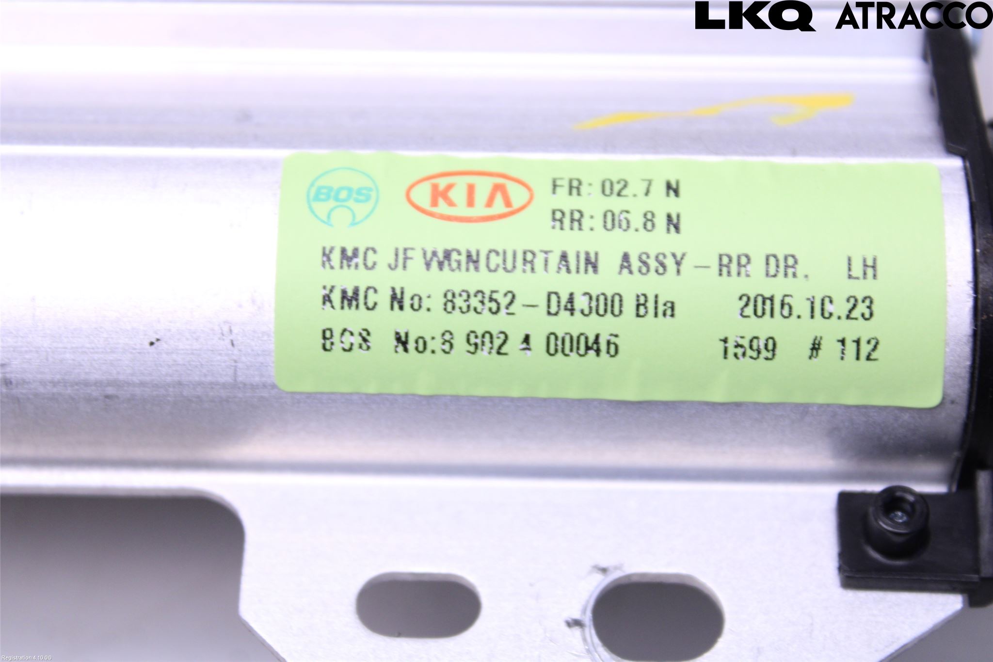 Kia OPTIMA 16-20 Insynskydd