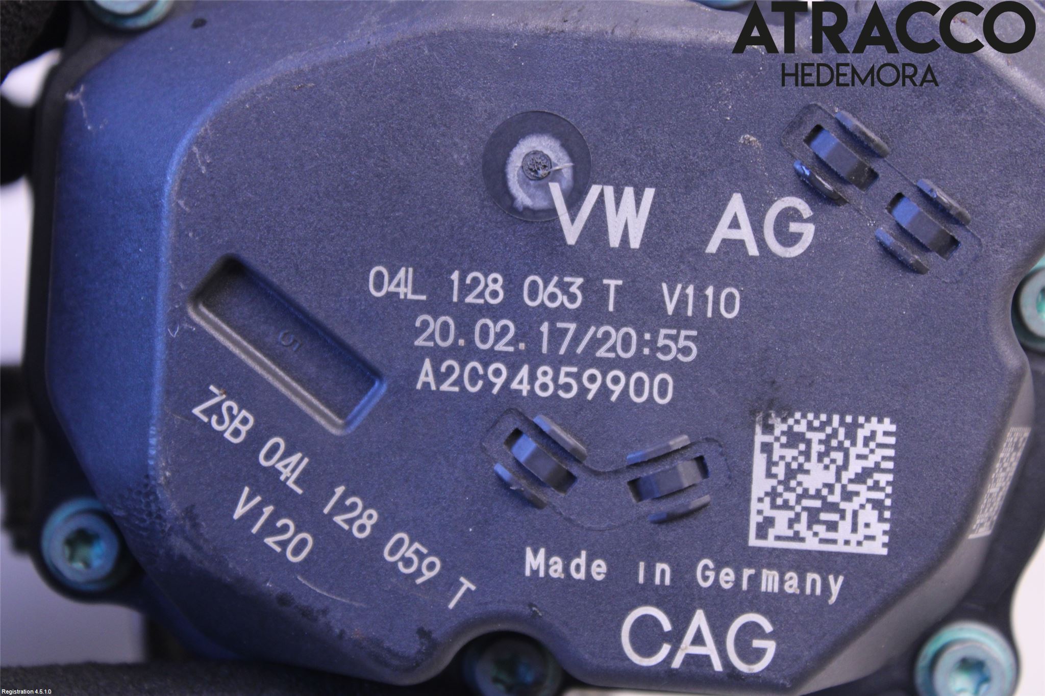 Volkswagen VW GOLF / E-GOLF VII 13-20 Injspjällhus