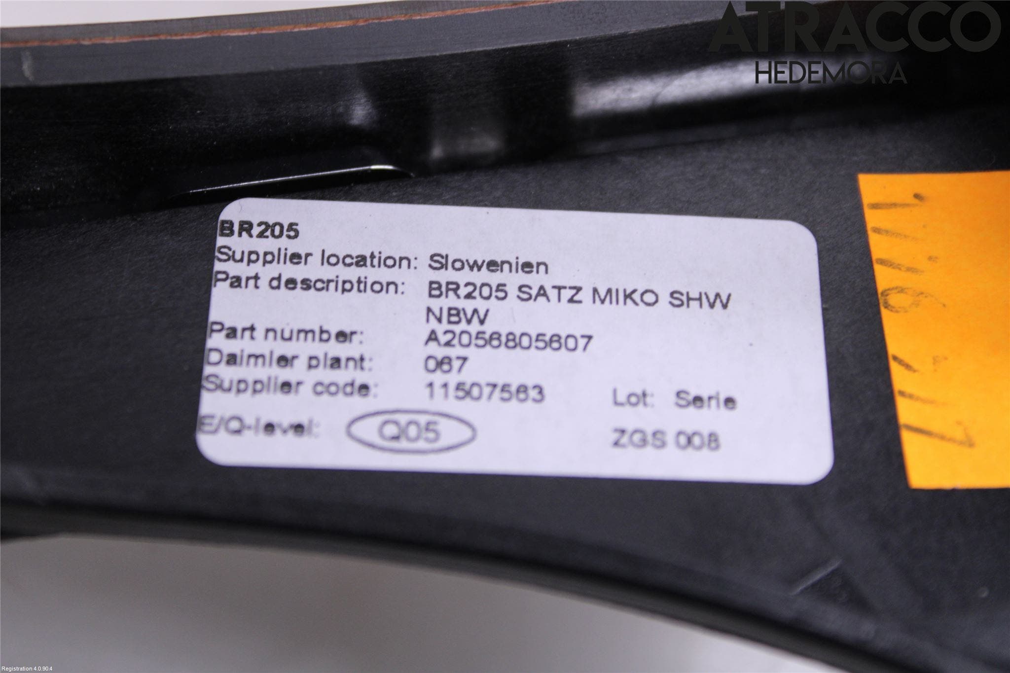 Mercedes-Benz MB C-KLASS (W205) 14-21 Instrumentkonsoll Mitt