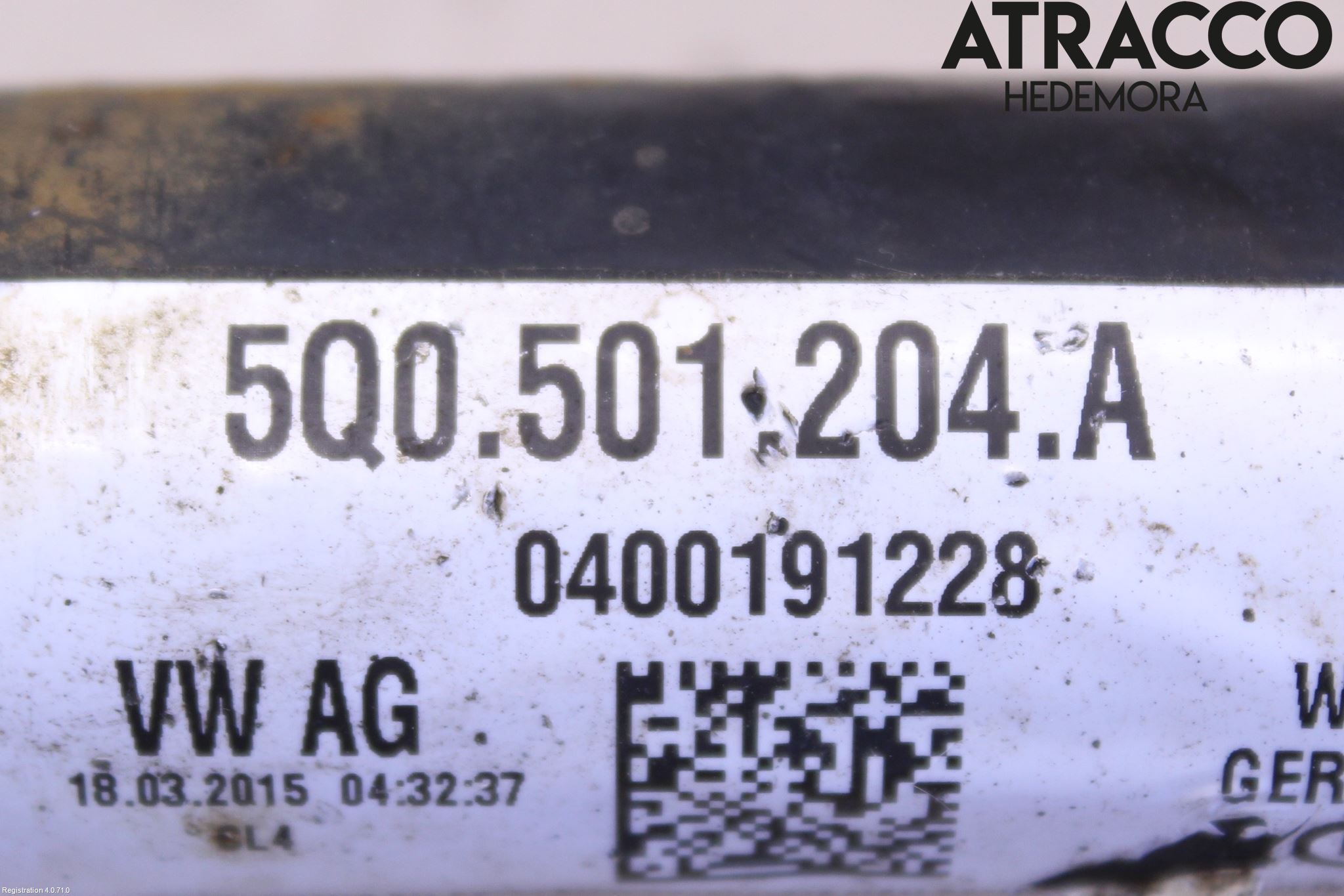 Volkswagen VW GOLF / E-GOLF VII 13-20 Drivaxel Bak Höger