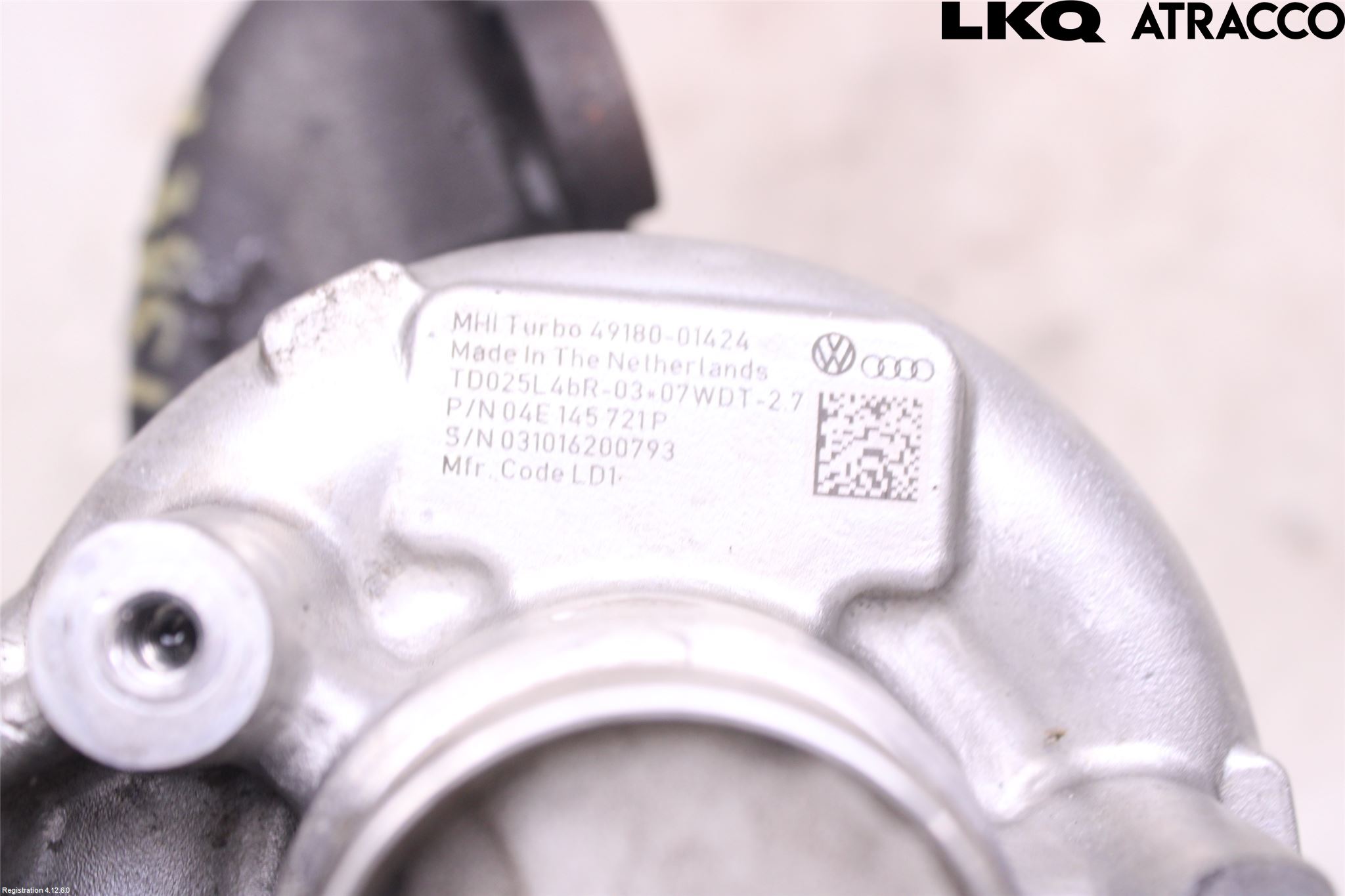 Volkswagen VW GOLF / E-GOLF VII 13-20 Turboaggregat