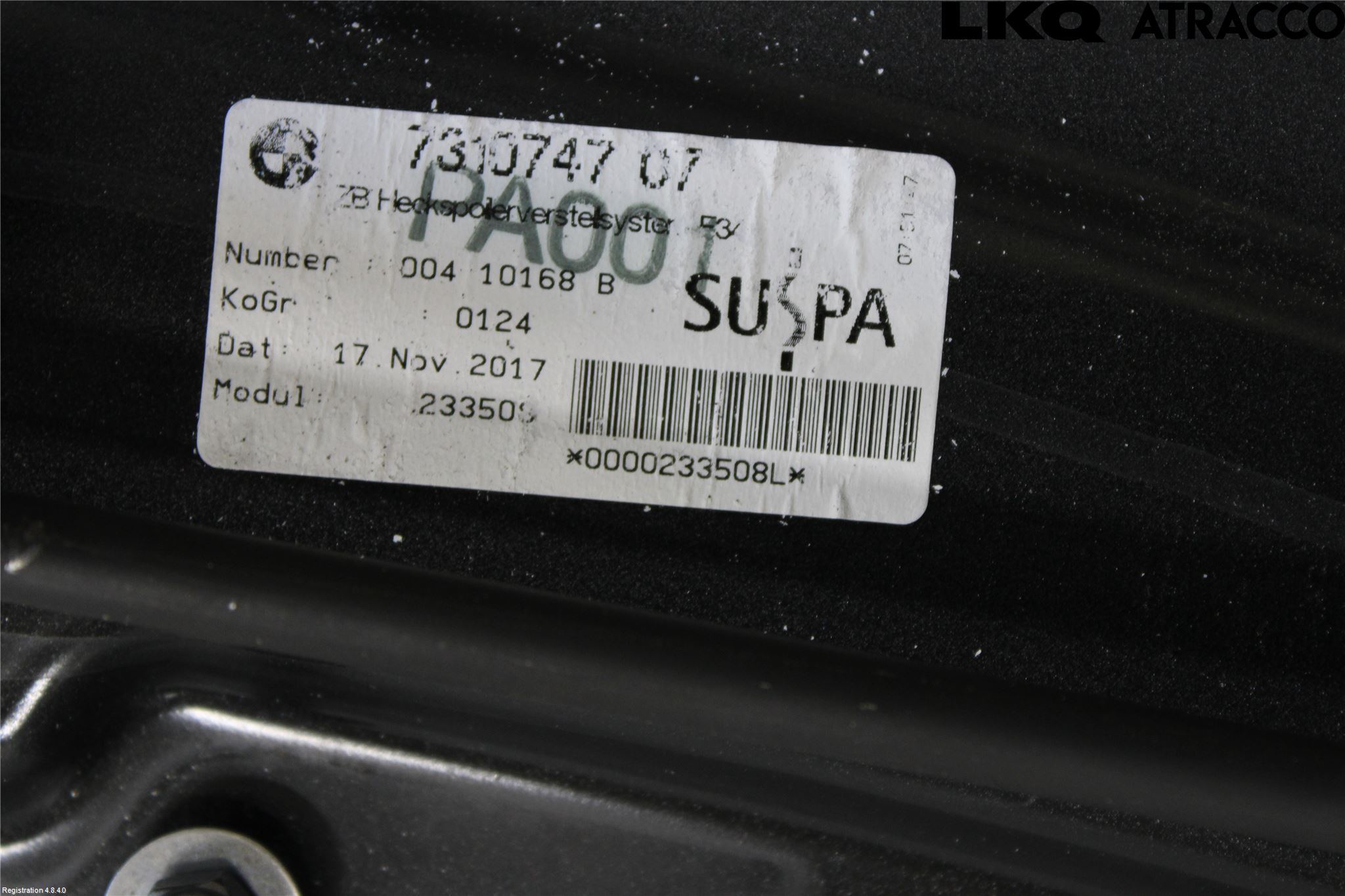 BMW 3 GT F34 13-19 Spoiler Baklucka