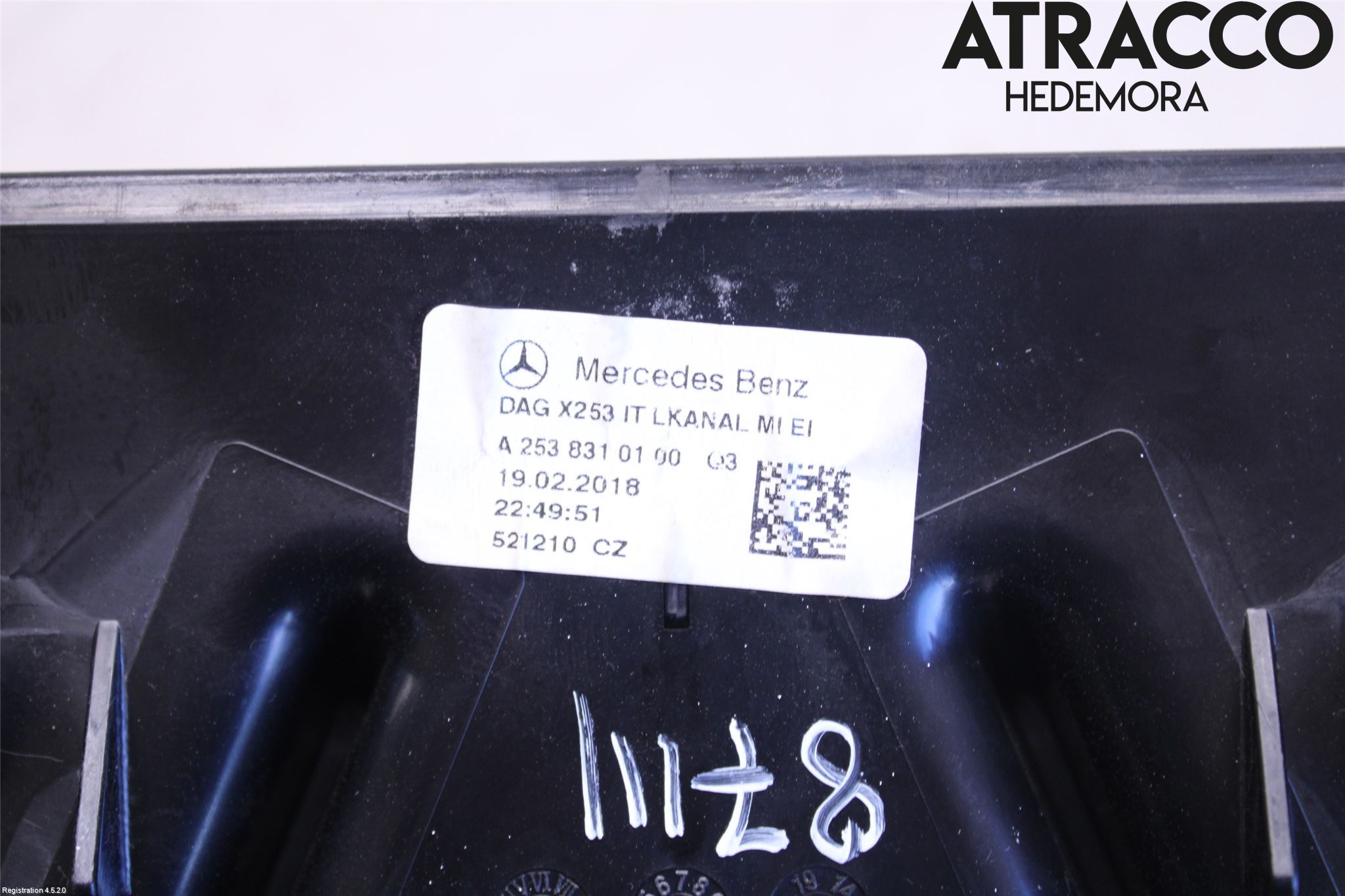 Mercedes-Benz MB GLC-KLASS (X253/C253) 15-22 Defrosterslang